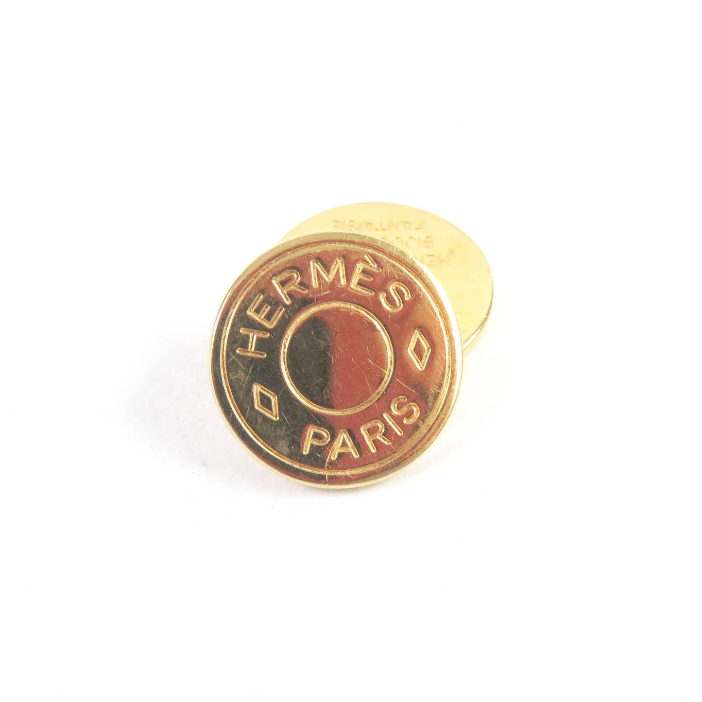 HERMES cuffs brass gold mens