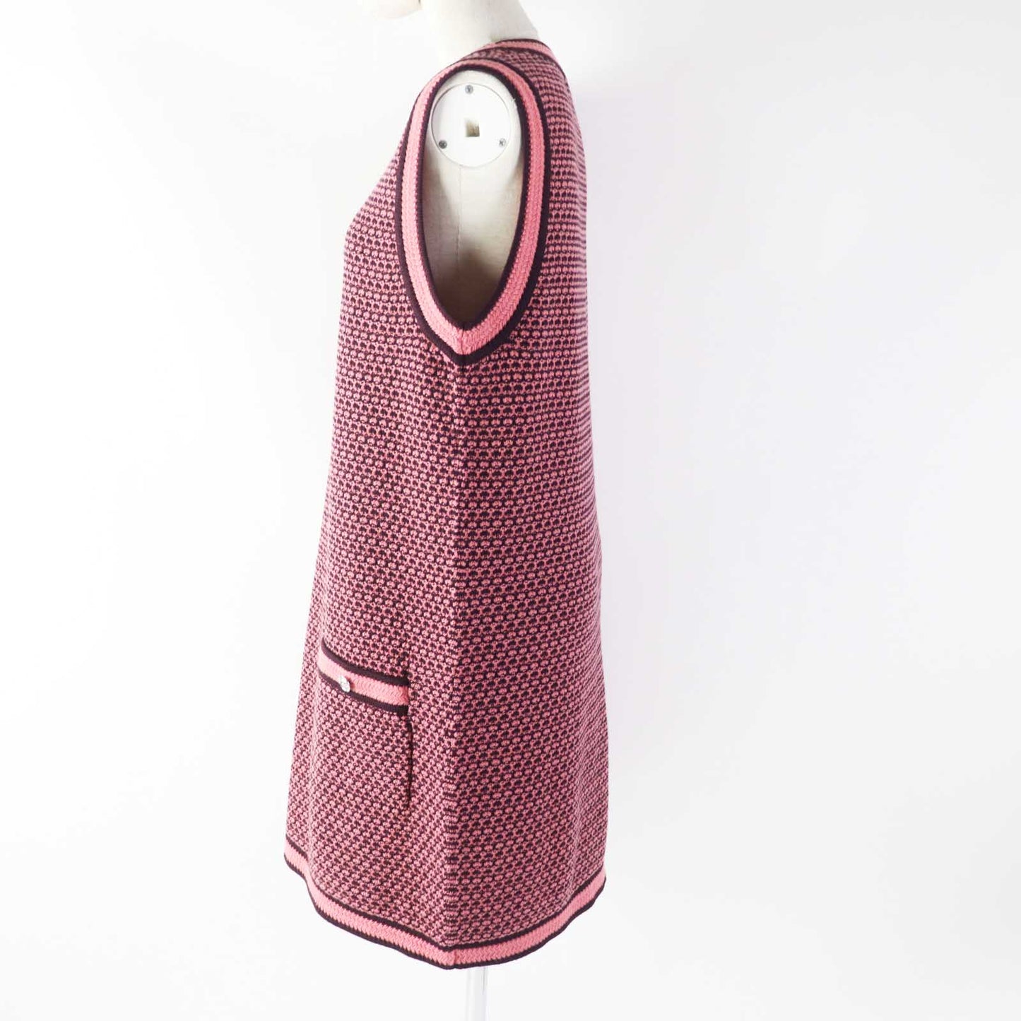 CHANEL one piece P75435 cashmere Pink Bordeaux 44