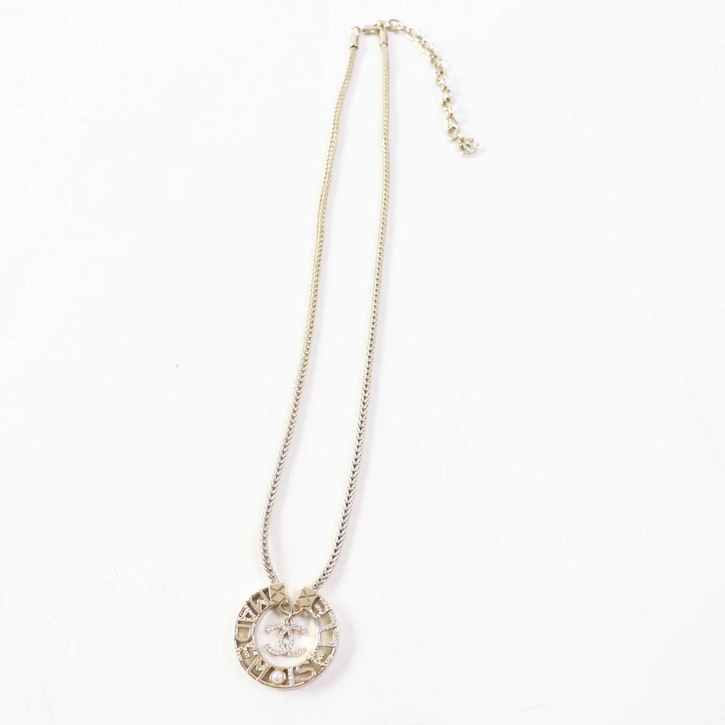 CHANEL Necklace Y22X Gold Plated, Faux Pearl, Rhinestone gold MADEMOISELLE Women