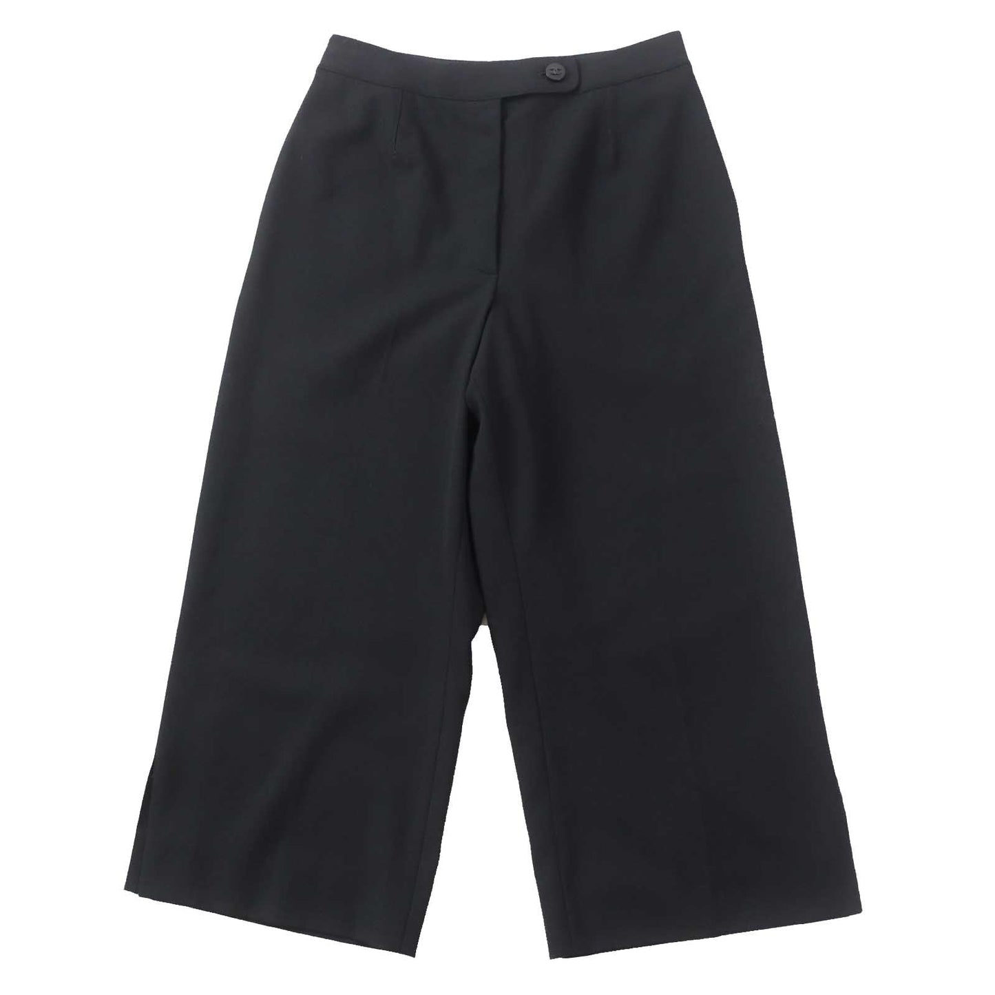 CHANEL Pants 98C P10018 Outer: 94% wool, Outer: 3% polyamide (nylon), Outer: 3% nylon black Women 36