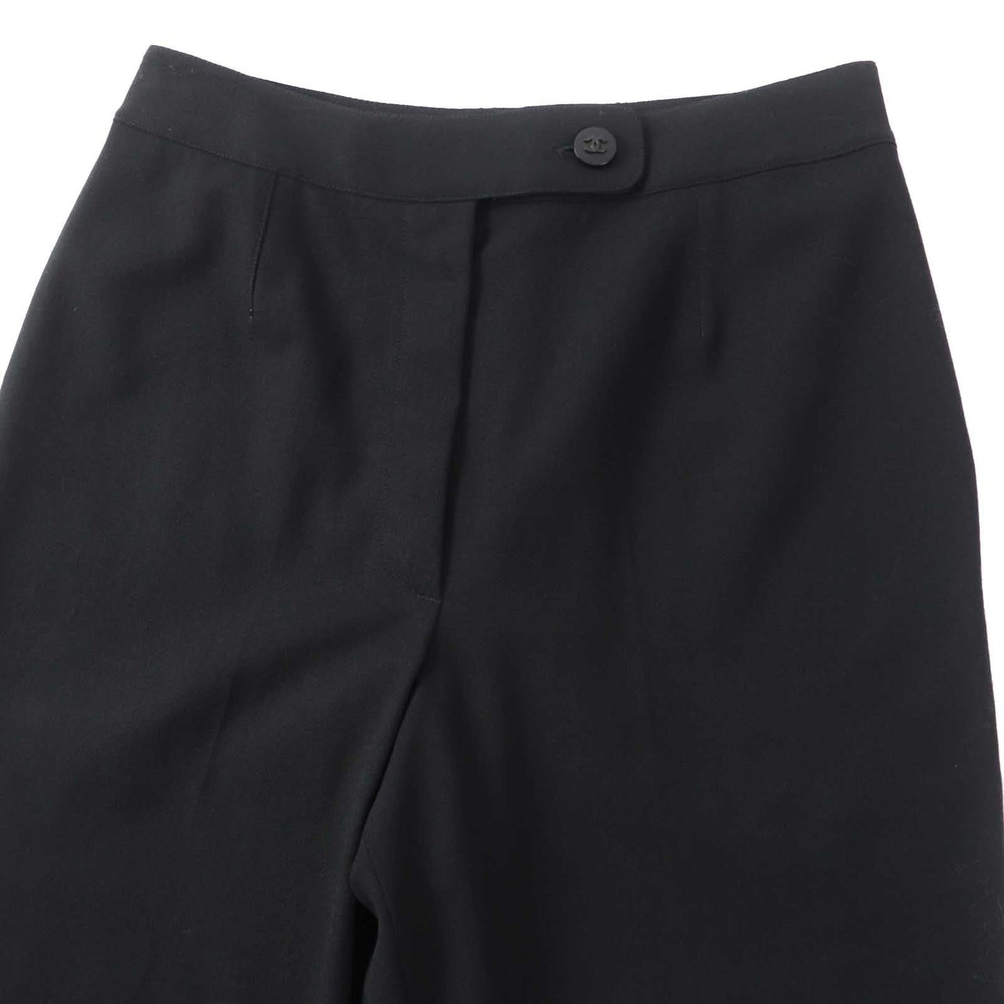 CHANEL Pants 98C P10018 Outer: 94% wool, Outer: 3% polyamide (nylon), Outer: 3% nylon black Women 36