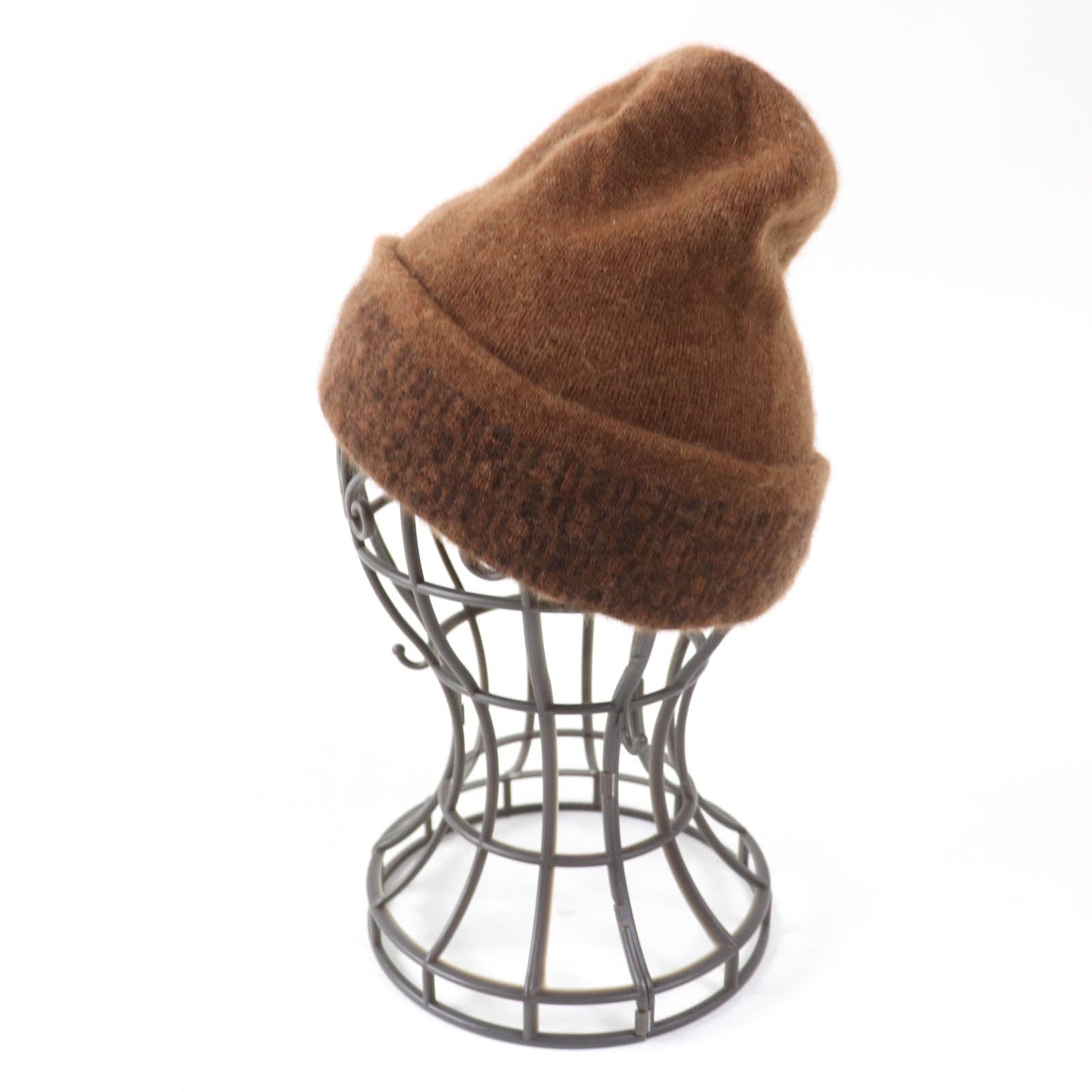 HERMES Knit cap Main: 100% cashmere Brown Women