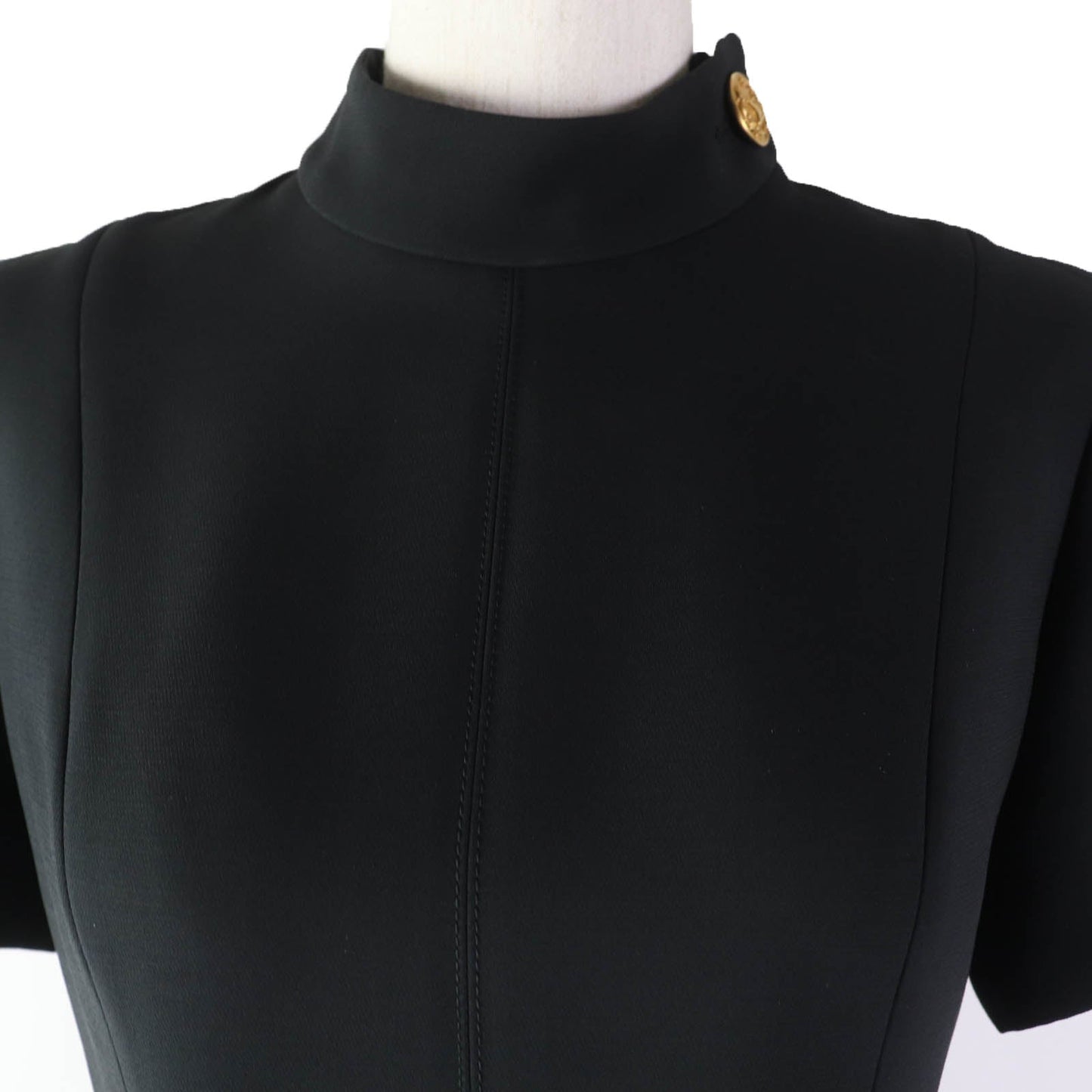LOUIS VUITTON one piece Main: 68% wool, 29% silk, 2% nylon, 1% rayon, lining: 100% silk black Women 34