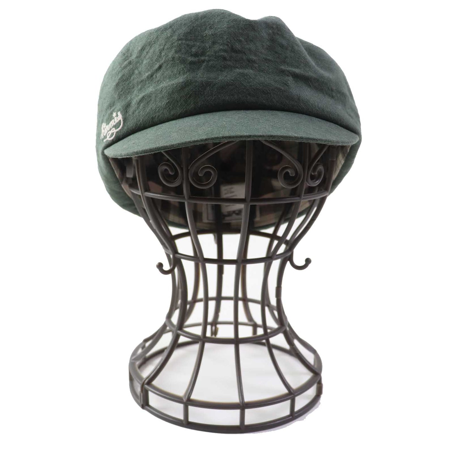 HERMES Casquette Outer: 100% linen, Lining: 100% linen khaki Paola Women 57