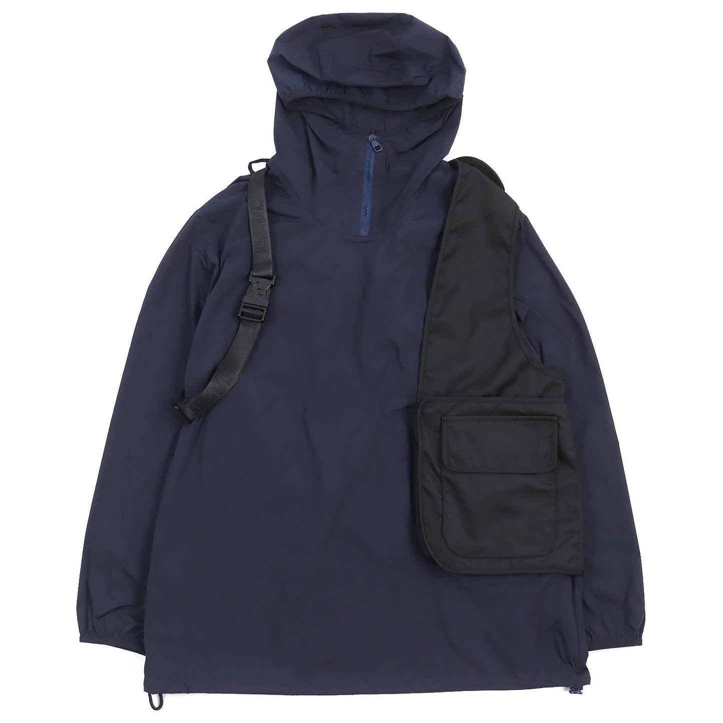 LOUIS VUITTON Jacket Main: Polyamide (nylon) 95%, Main: Polyurethane 5%, Other: Polyamide 100% Navy black mens 50