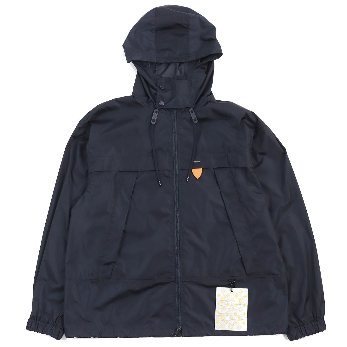 LOUIS VUITTON Jacket HHB51WNKJ Main: 88% polyamide (nylon), Main: 12% polyester, Leather part: cowhide Navy Staples Edition mens 52