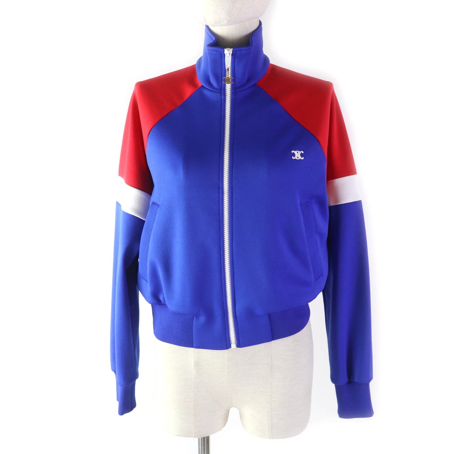 CELINE Jersey 2Y45A121O Main: 100% polyester, Part: 100% cotton multicolor Women XS
