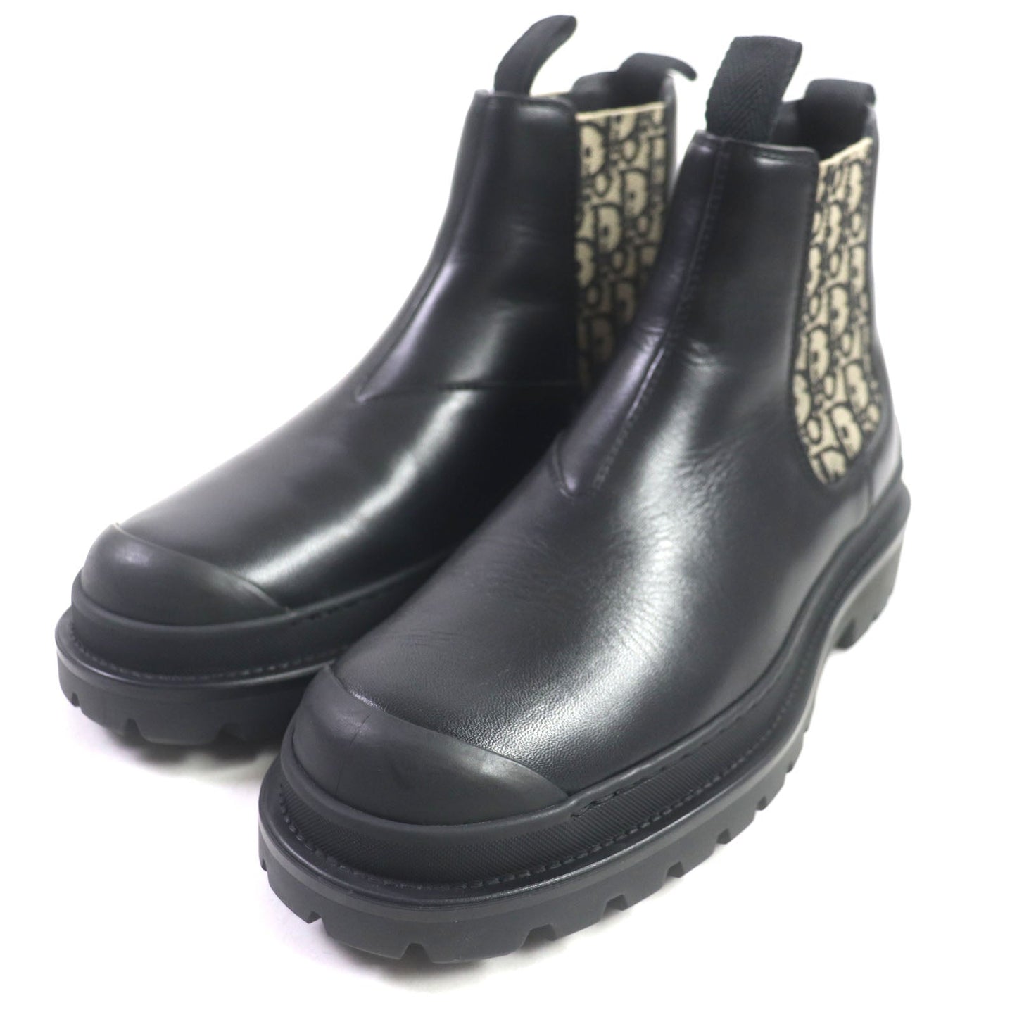 Dior boots Main: Leather Black beige Oblique DIOR EXPLORER Women(Unisex) 39