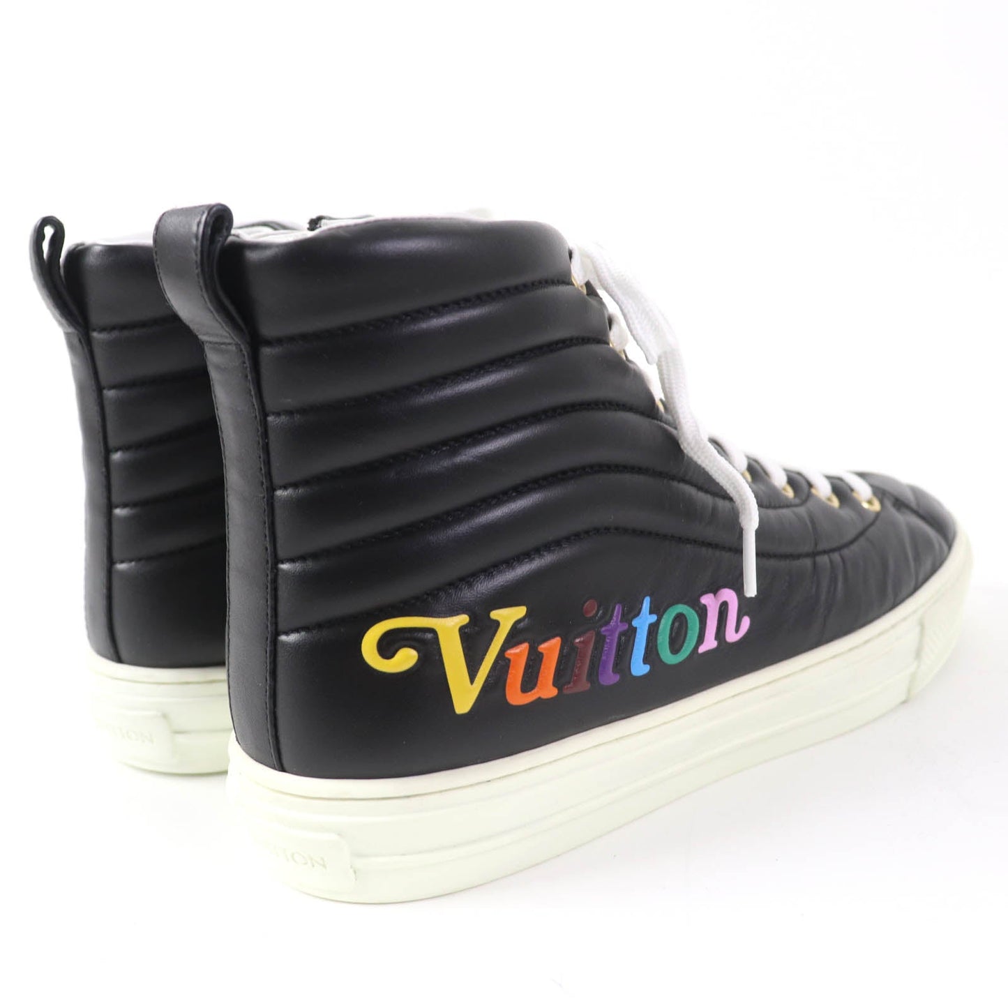 LOUIS VUITTON High cut sneakers Main: Leather black Stellar Line Women 37