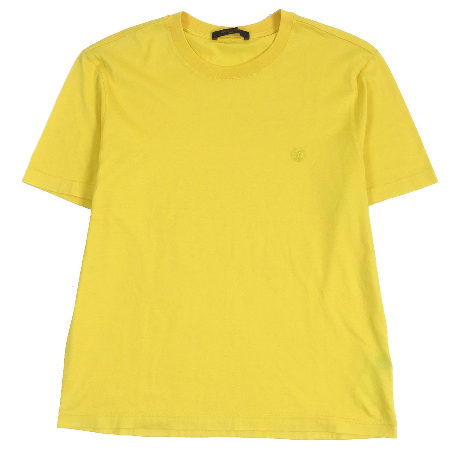 LOUIS VUITTON Short sleeve T-shirt Main: 100% cotton yellow mens S