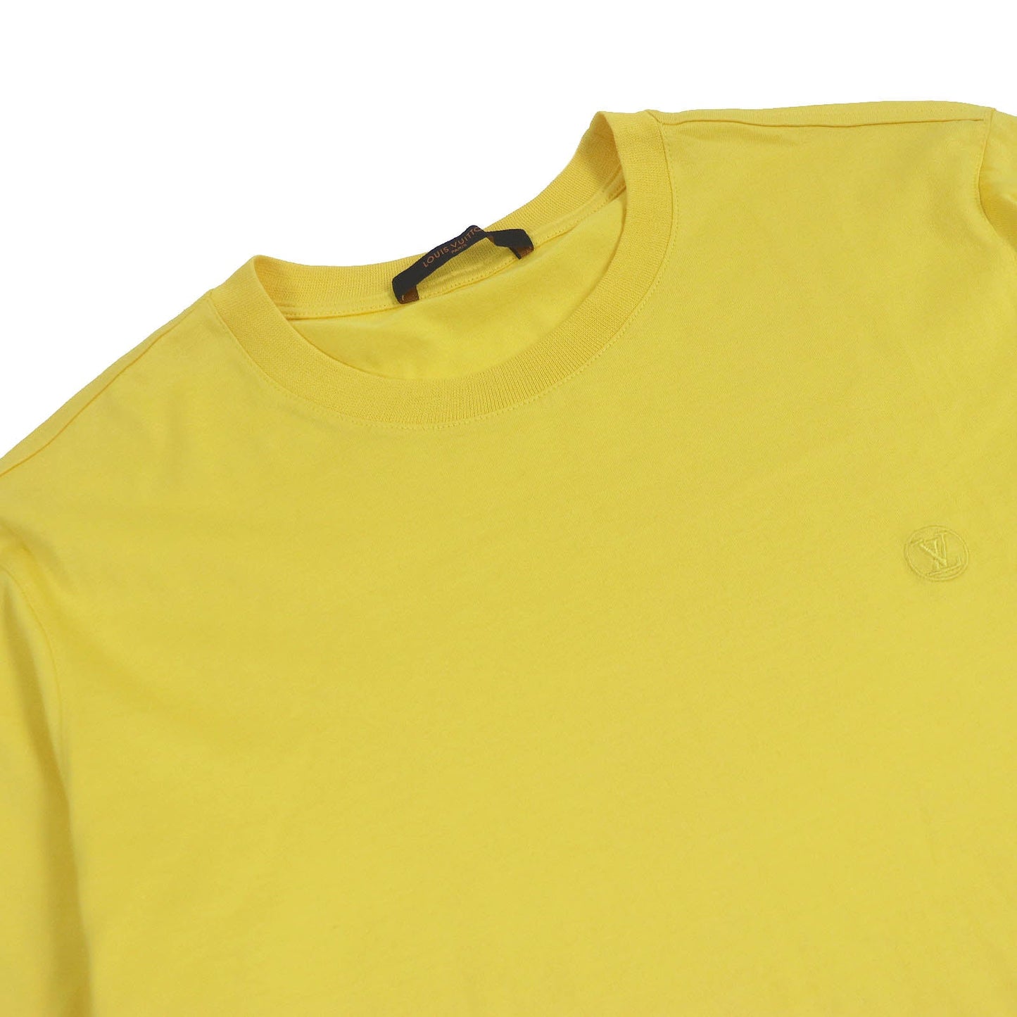 LOUIS VUITTON Short sleeve T-shirt Main: 100% cotton yellow mens S