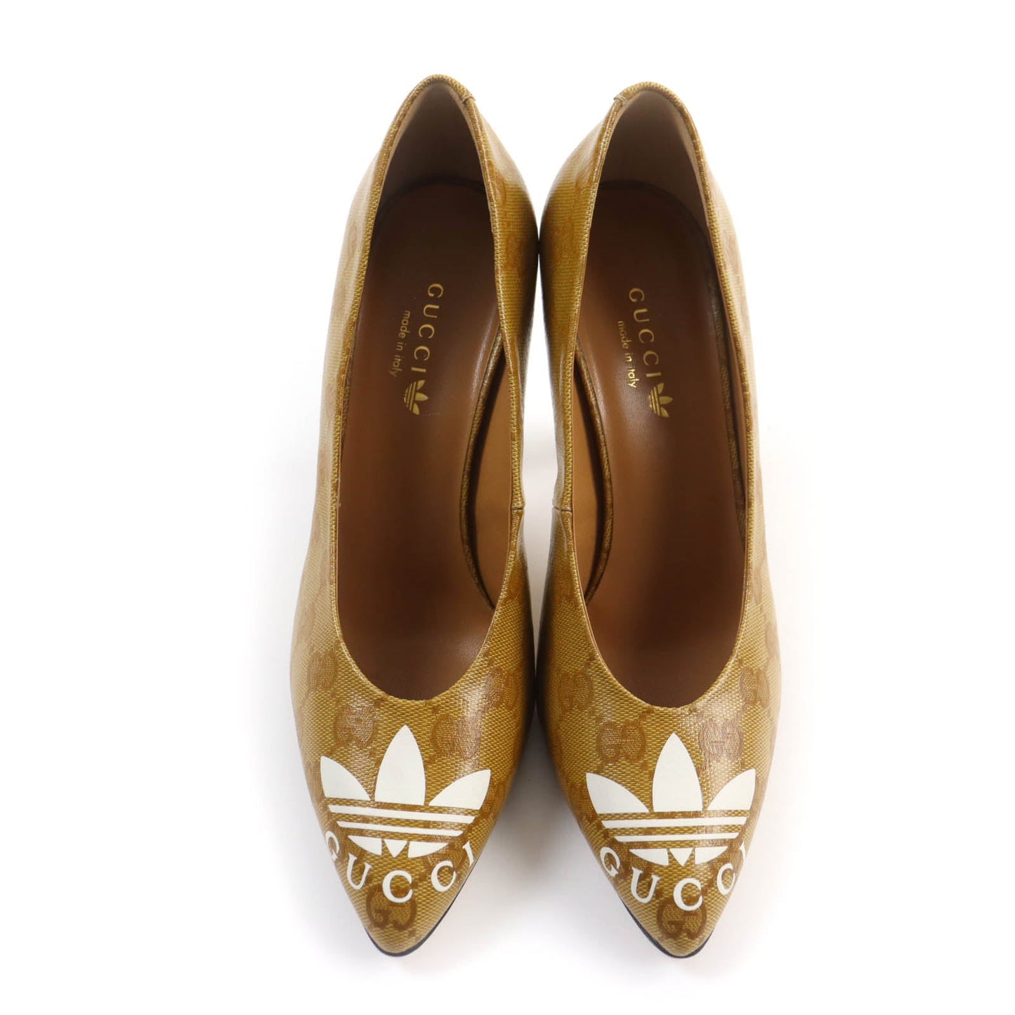 GUCCI pumps 702221 Main: Leather Brown Women 37