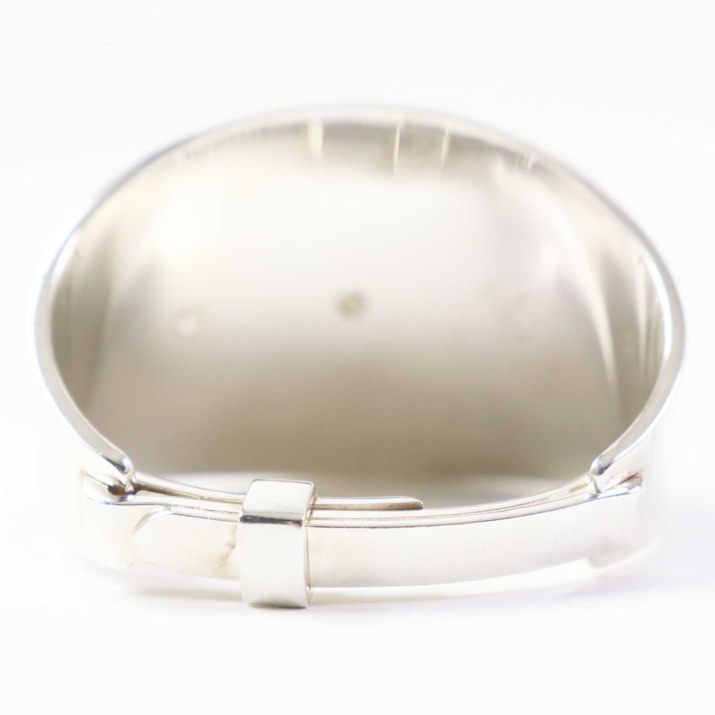 HERMES Bangle Main�FAG925 Silver Collier de Sian Rock Women