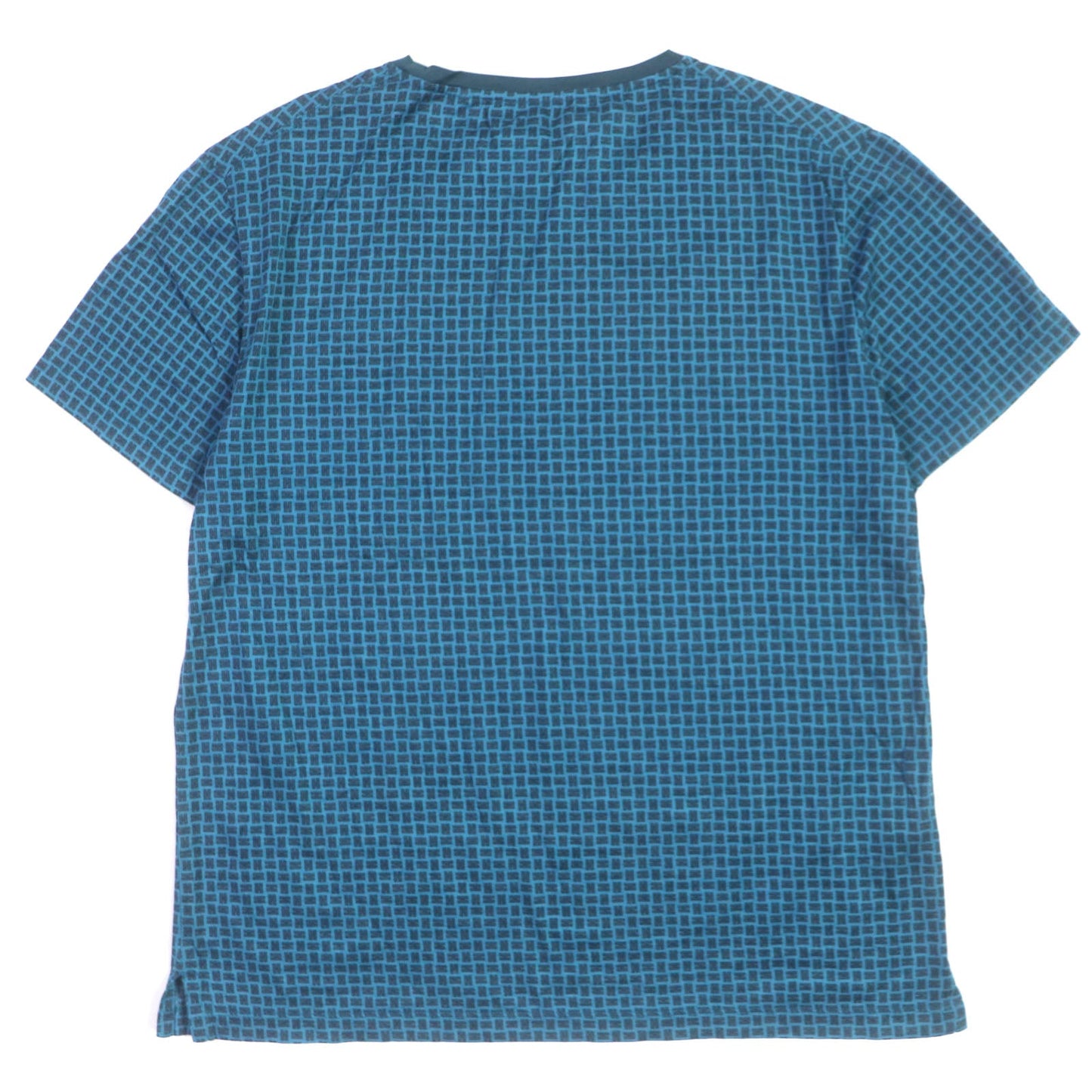 HERMES Short sleeve T-shirt Main: 100% cotton Blue type mens M
