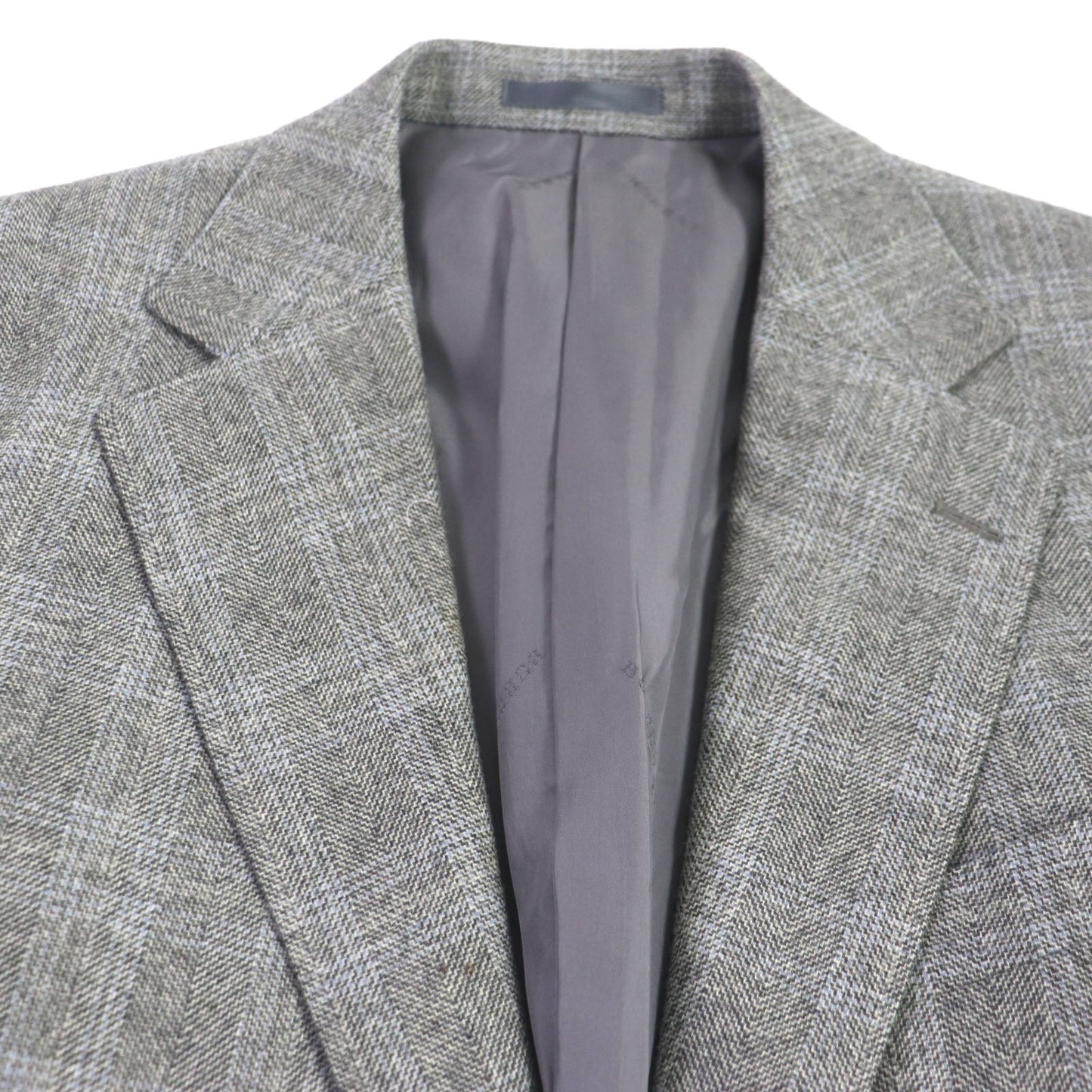 BURBERRY tailored jacket Outer: 100% cashmere, lining: cupra Light gray mens 98-88-175 AB6