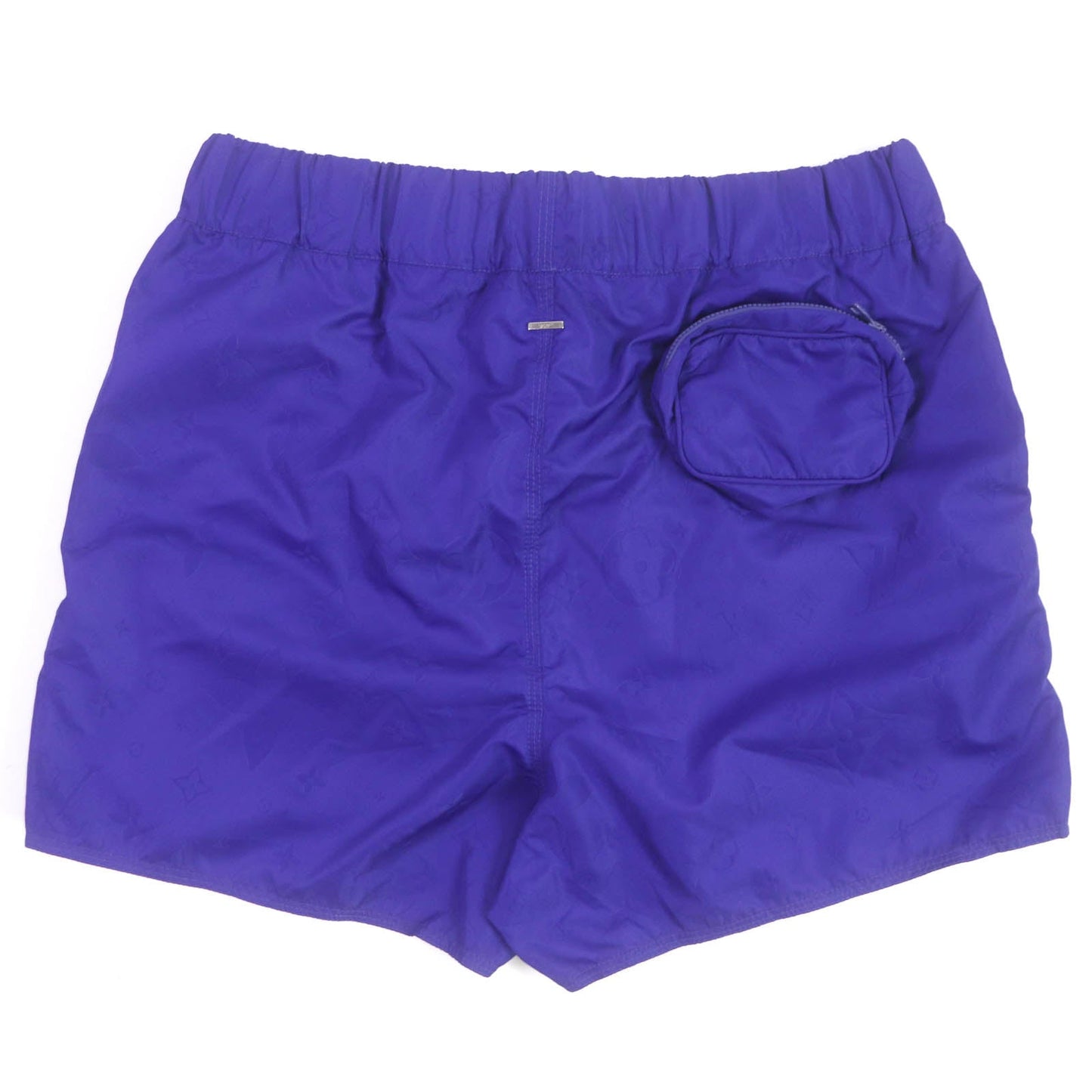 LOUIS VUITTON Shorts 1A5D5U Main: 100% polyester Navy 3D Pocket Monogram Board Shorts mens M