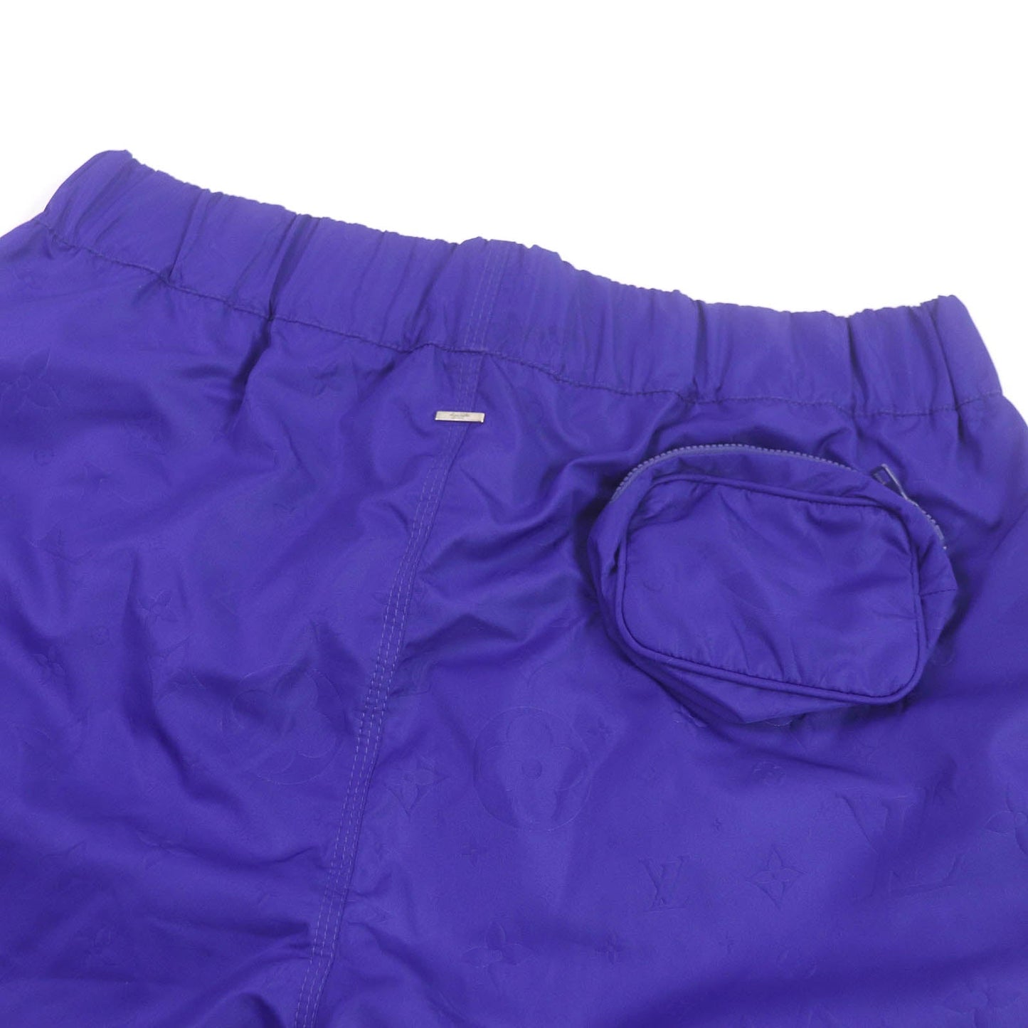 LOUIS VUITTON Shorts 1A5D5U Main: 100% polyester Navy 3D Pocket Monogram Board Shorts mens M