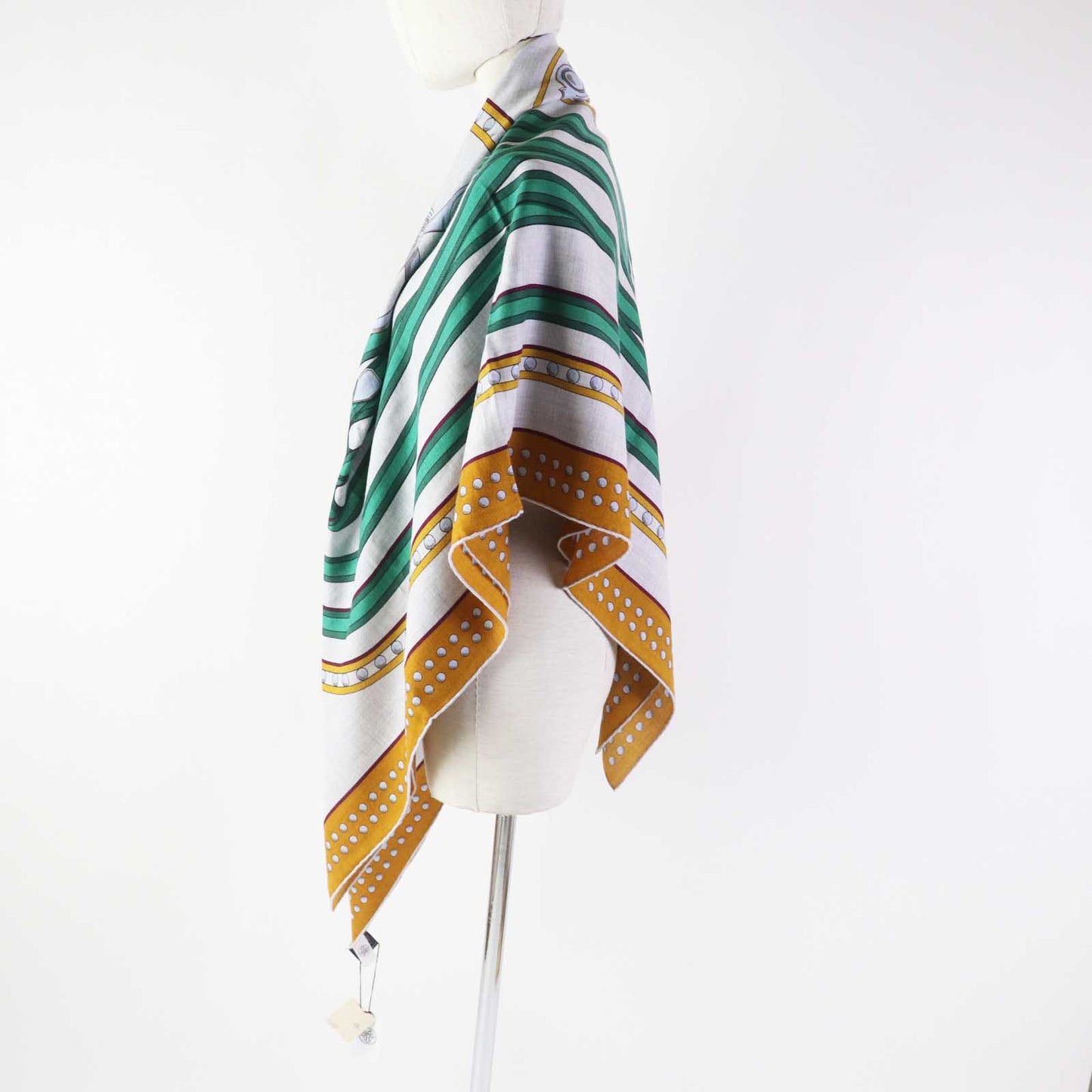 HERMES Stall Main: 70% cashmere, Main: 30% silk Multi Grand Tralala Carre140 Women