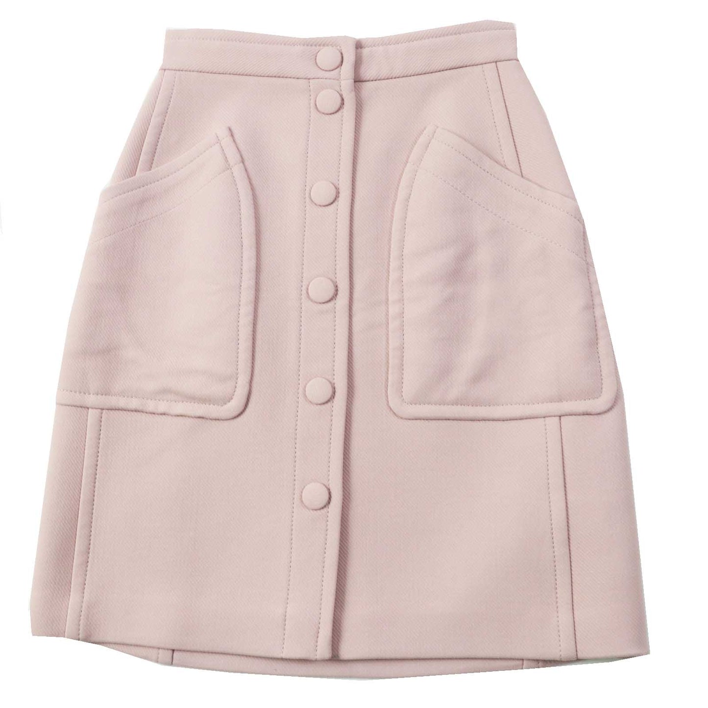 BOTTEGAVENETA skirt 544923 Outer: 75% wool, Outer: 23% nylon, Outer: 2% silk, Lining: 100% rayon pink Women 38