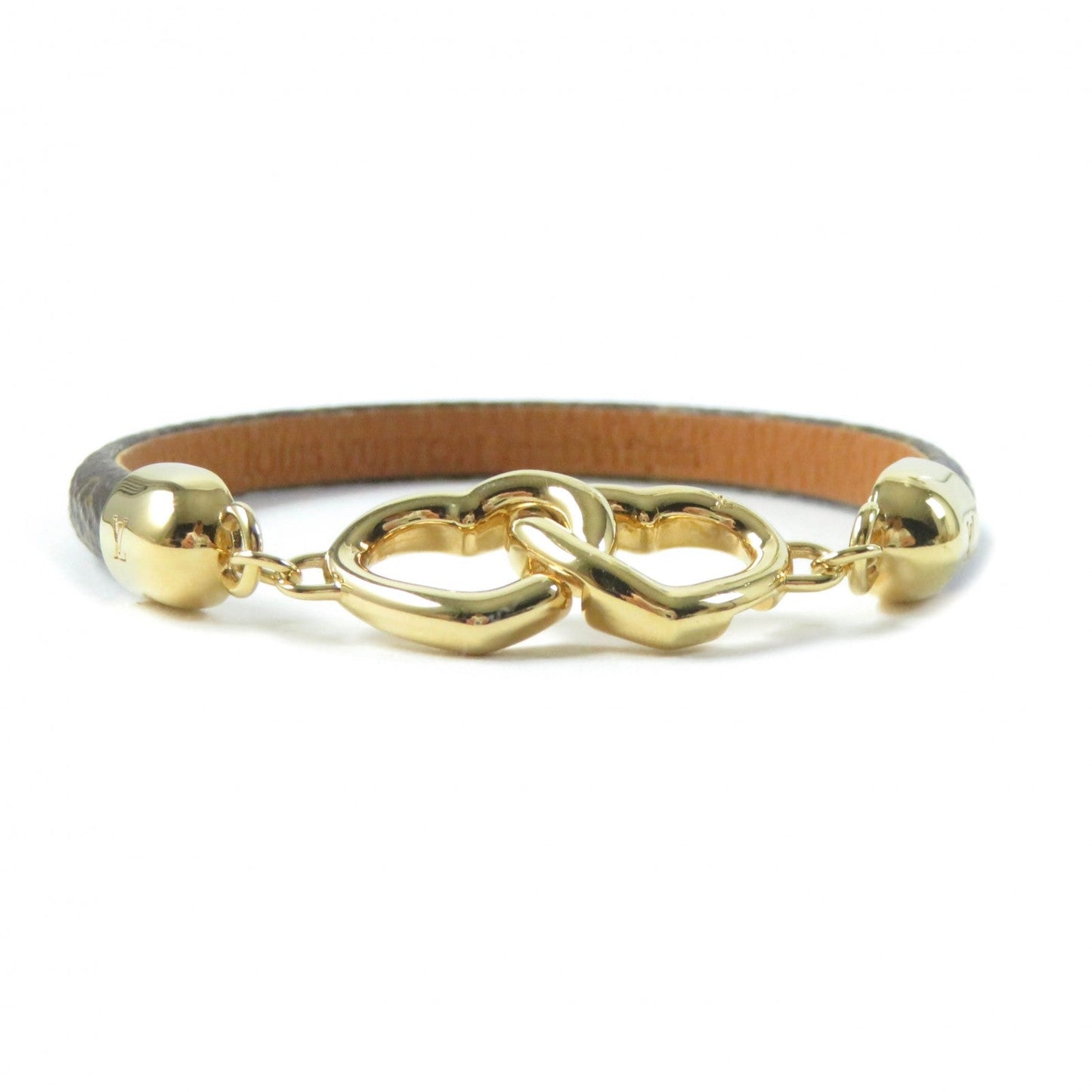 LOUIS VUITTON bracelet M6758 Main: Leather Brown Bracelet Say Yes Women 19