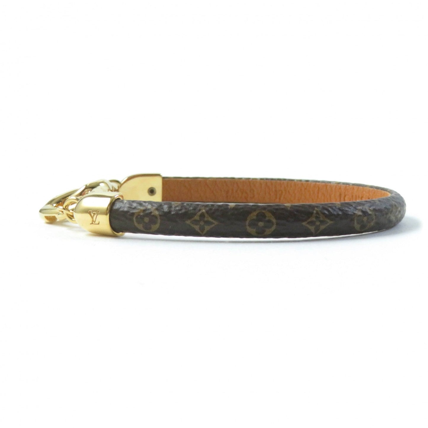 LOUIS VUITTON bracelet M6758 Main: Leather Brown Bracelet Say Yes Women 19