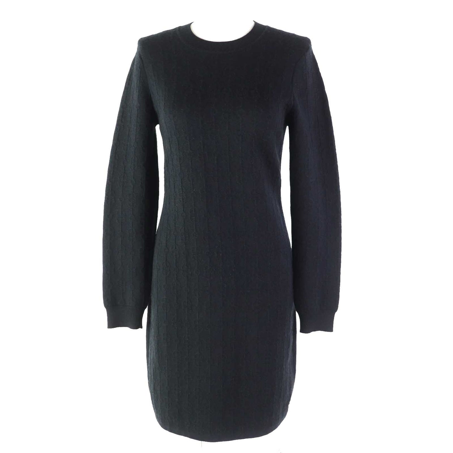HERMES one piece 2E2505D3 cashmere black Women 38