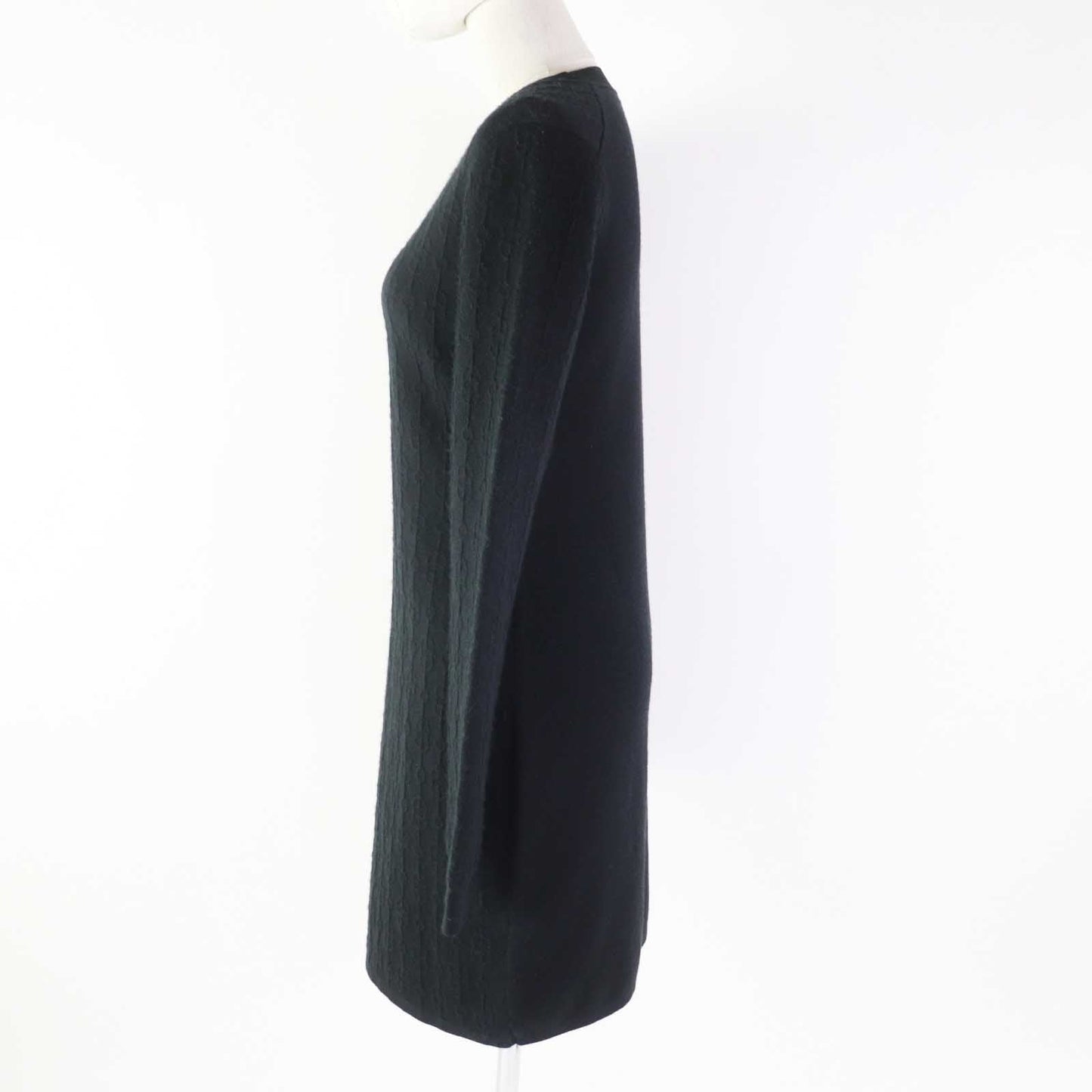 HERMES one piece 2E2505D3 cashmere black Women 38