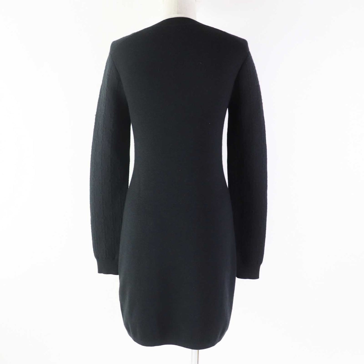 HERMES one piece 2E2505D3 cashmere black Women 38