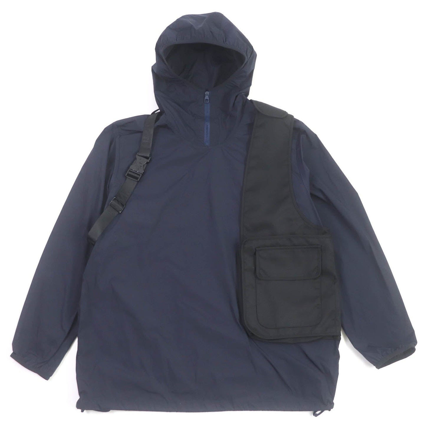 LOUIS VUITTON Blouson Main: 95% nylon, Main: 5% polyurethane, Part: 100% nylon Navy mens 50