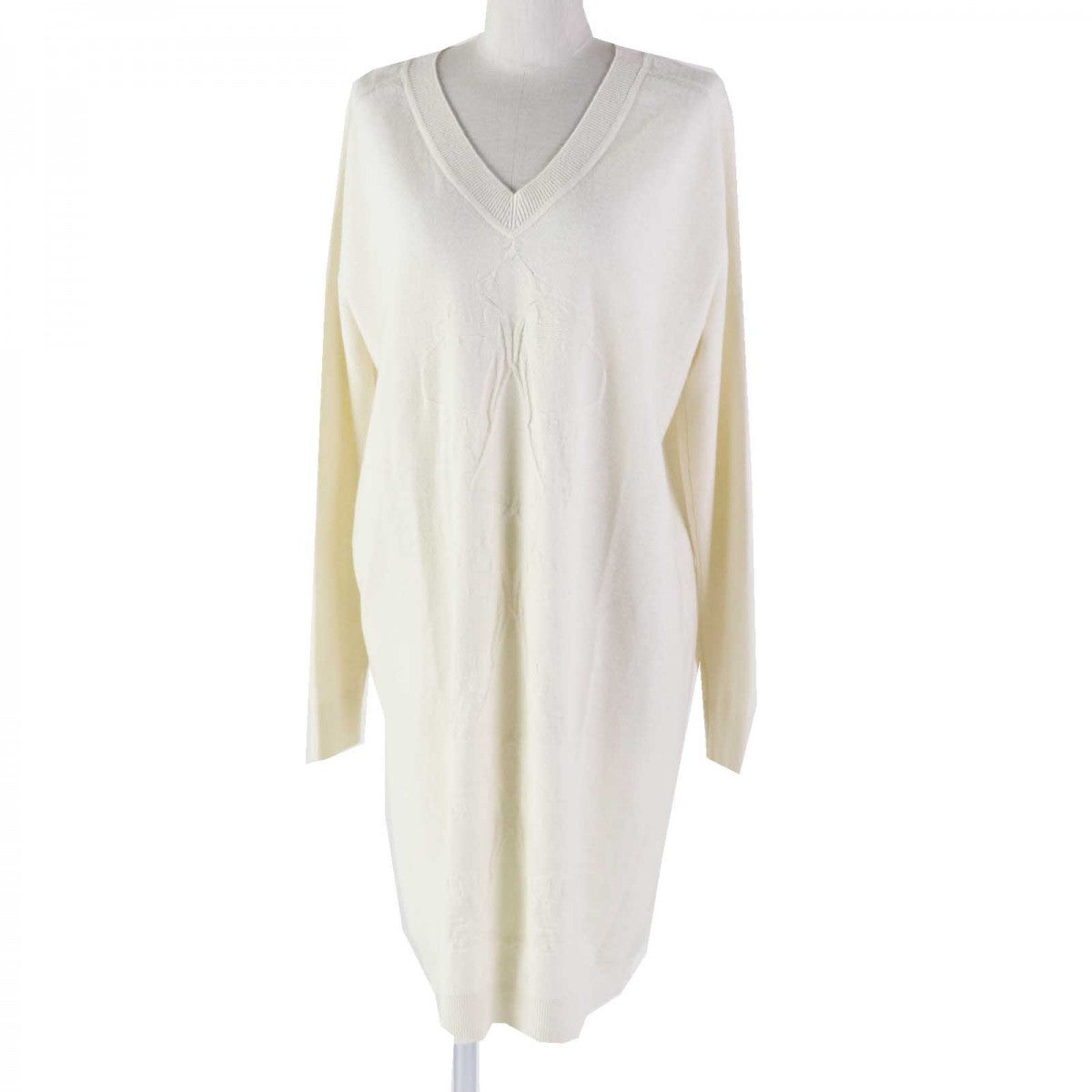 HERMES one piece Outer: 70% wool, Outer: 30% cashmere, Part: 63% wool, Part: 27% cashmere, Part: 10% nylon Ivory BRIDES de GALA Ceremony Bridle Women 36