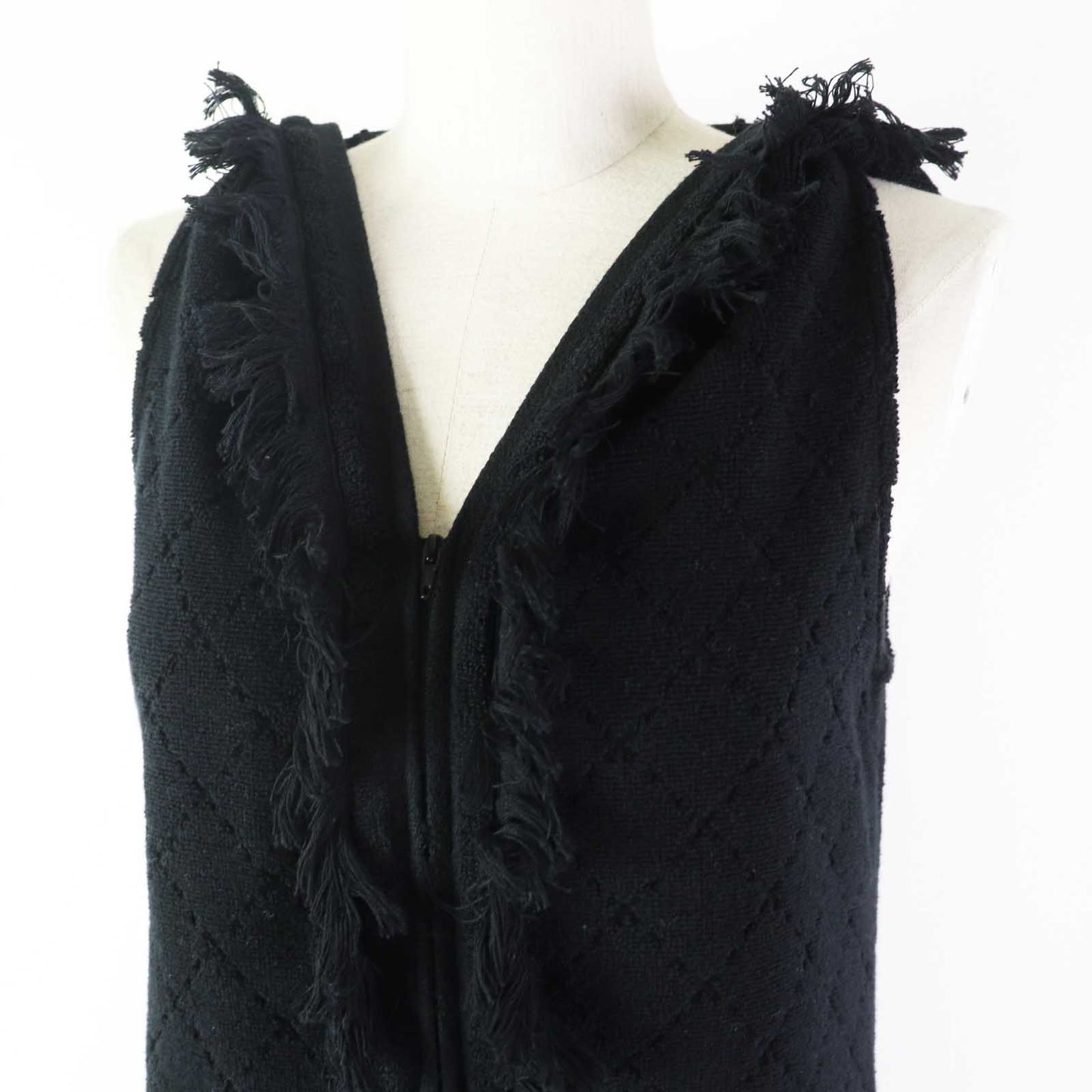 CHANEL one piece 15P P51319 Outer material: 100% cotton black Women 34