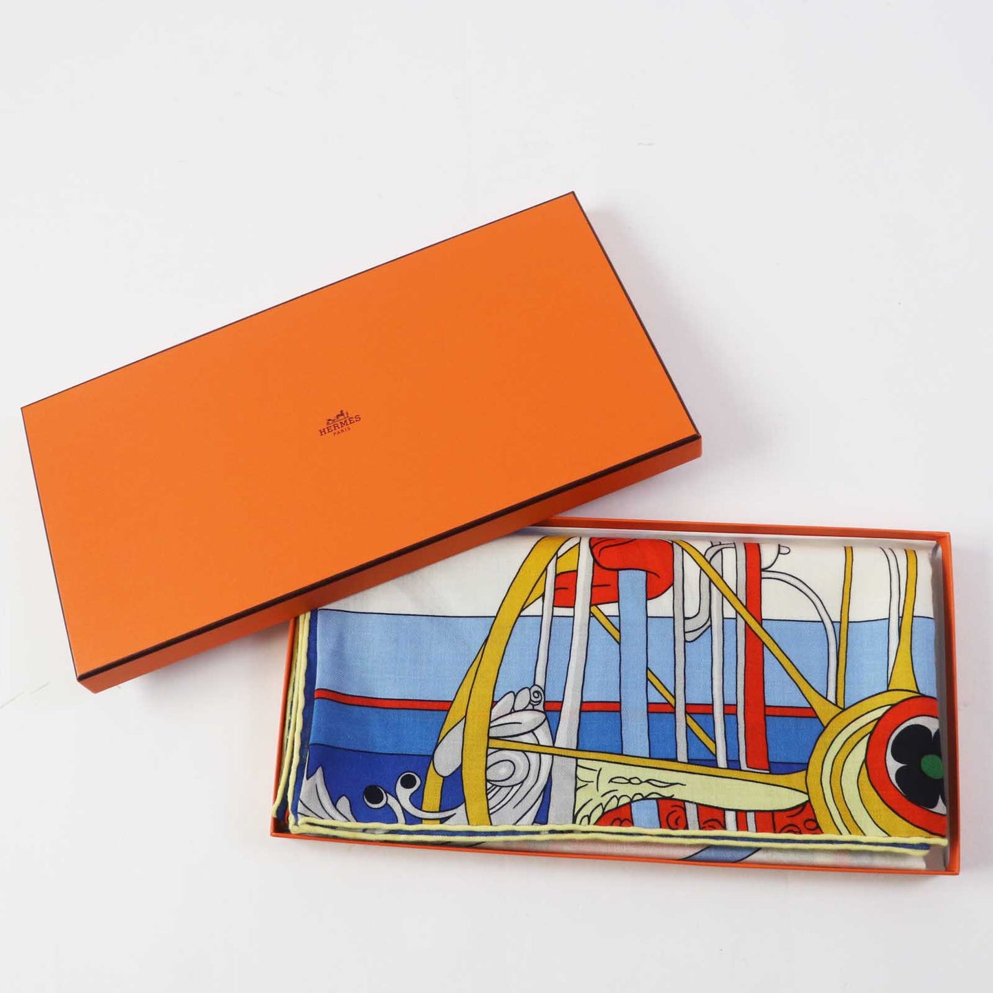 HERMES scarf Main: Cashmere, Main: Silk Multi Carre140 Coupe de Gala Women