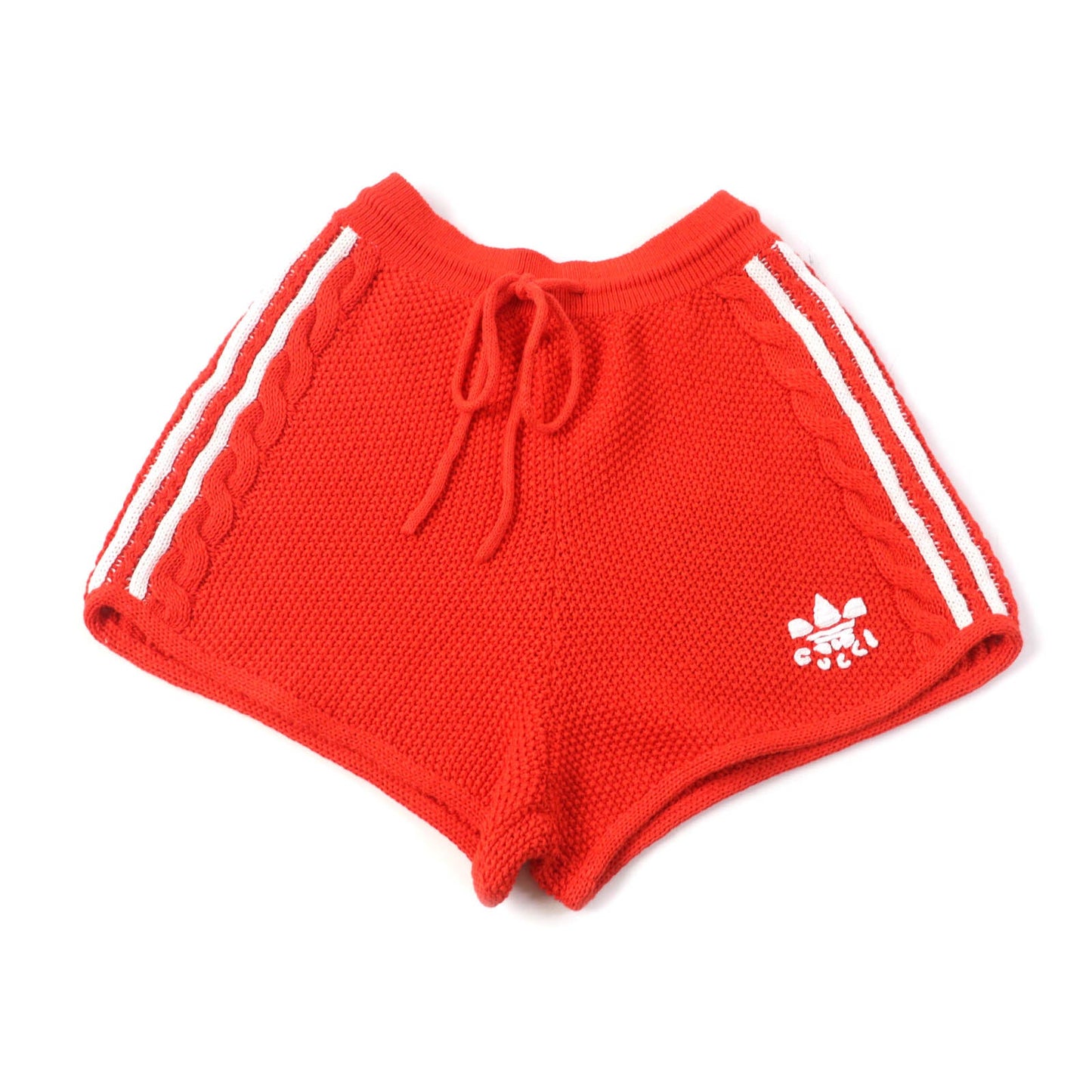 GUCCI Shorts 693835 Main: 66% linen, Main: 34% cotton, Part: 65% linen, Part: 31% cotton, Part: 3% nylon, Part: 1% polyurethane, Part: 100% cotton Orange Women M