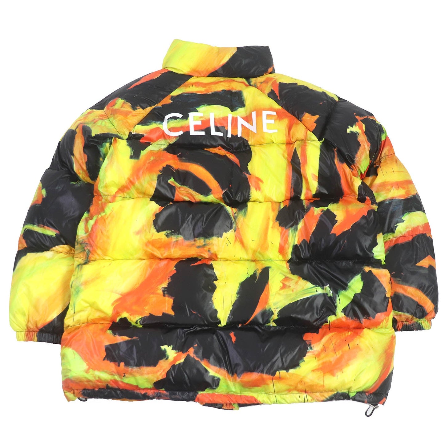 CELINE Jacket 2W430487O Main: 100% nylon, Filling: 100% polyester Orange type Multicolor Thomas Sauter mens 48