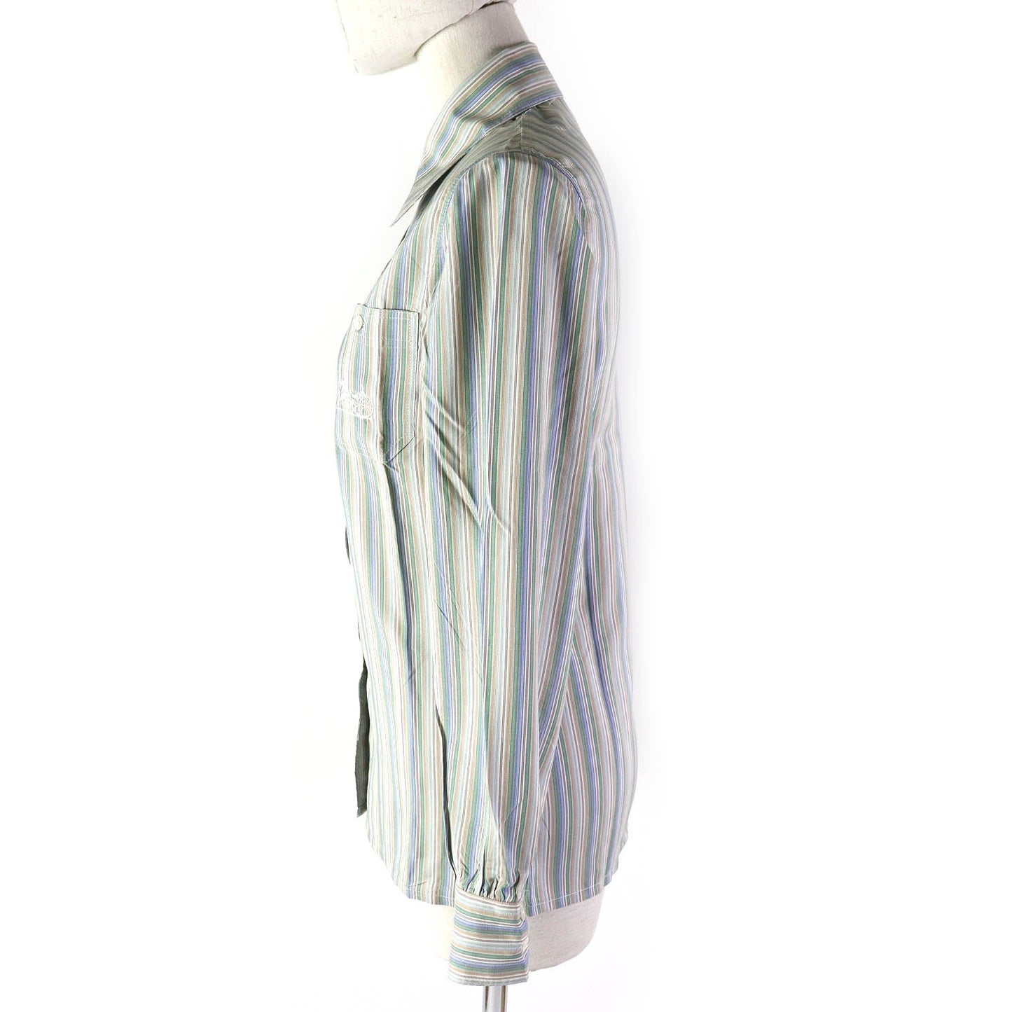 CELINE Long sleeve shirt Main: 100% silk multicolor Women 38