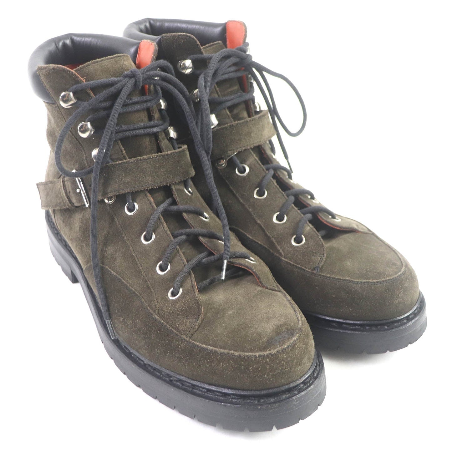 HERMES boots Main: Suede Khaki type hiking mens 40