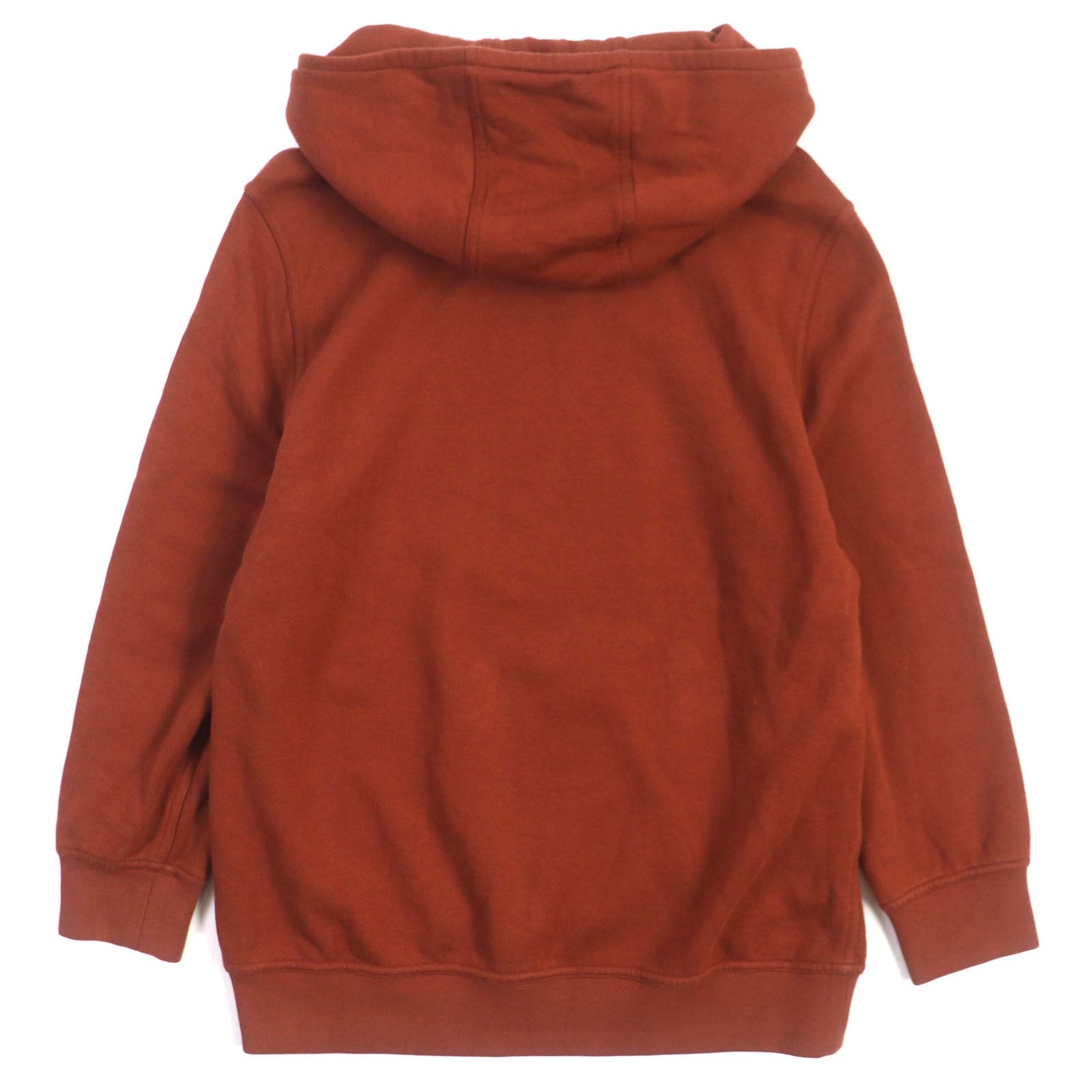 HERMES pullover Main: 100% cotton, Leather part: Sheepskin Cord: 100% cotton Knit part: 90% cotton : 10% polyurethane Red brown Sport capsule hooded sweater mens XS