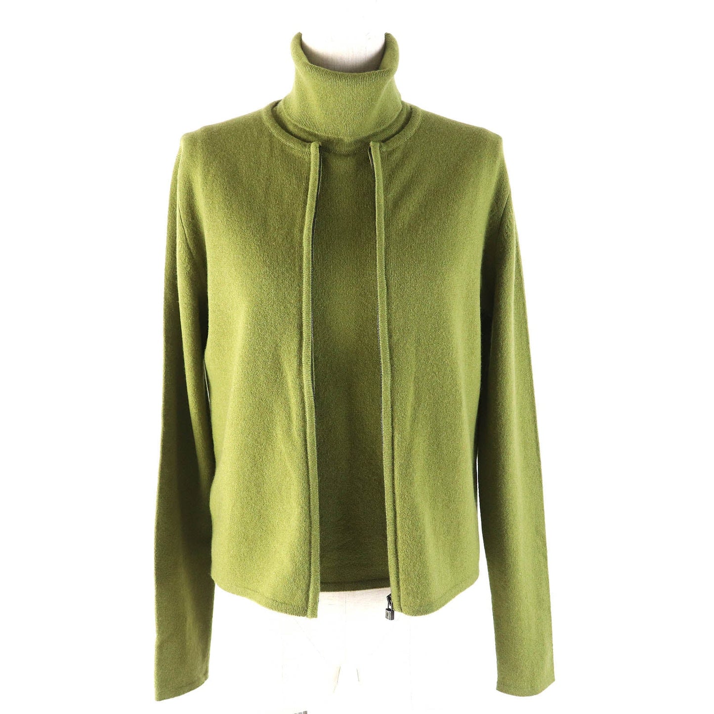 HERMES ensemble cashmere green SM
