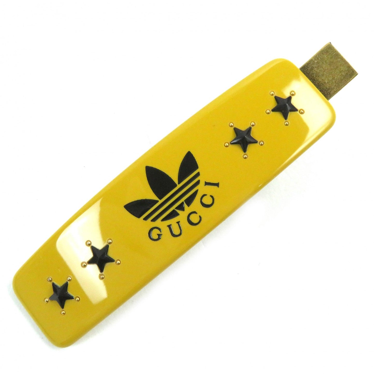 GUCCI hair accessory 702940 plastic Yellow black Women