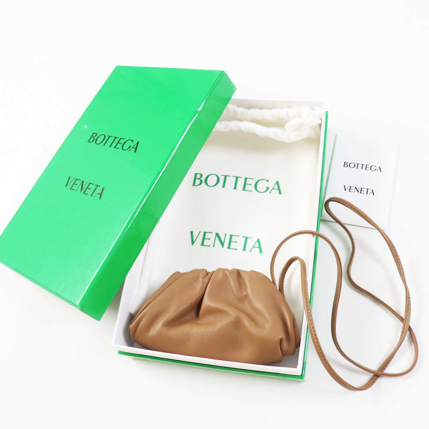 BOTTEGAVENETA Coin case 577816 Main: Leather Brown The pouch Women