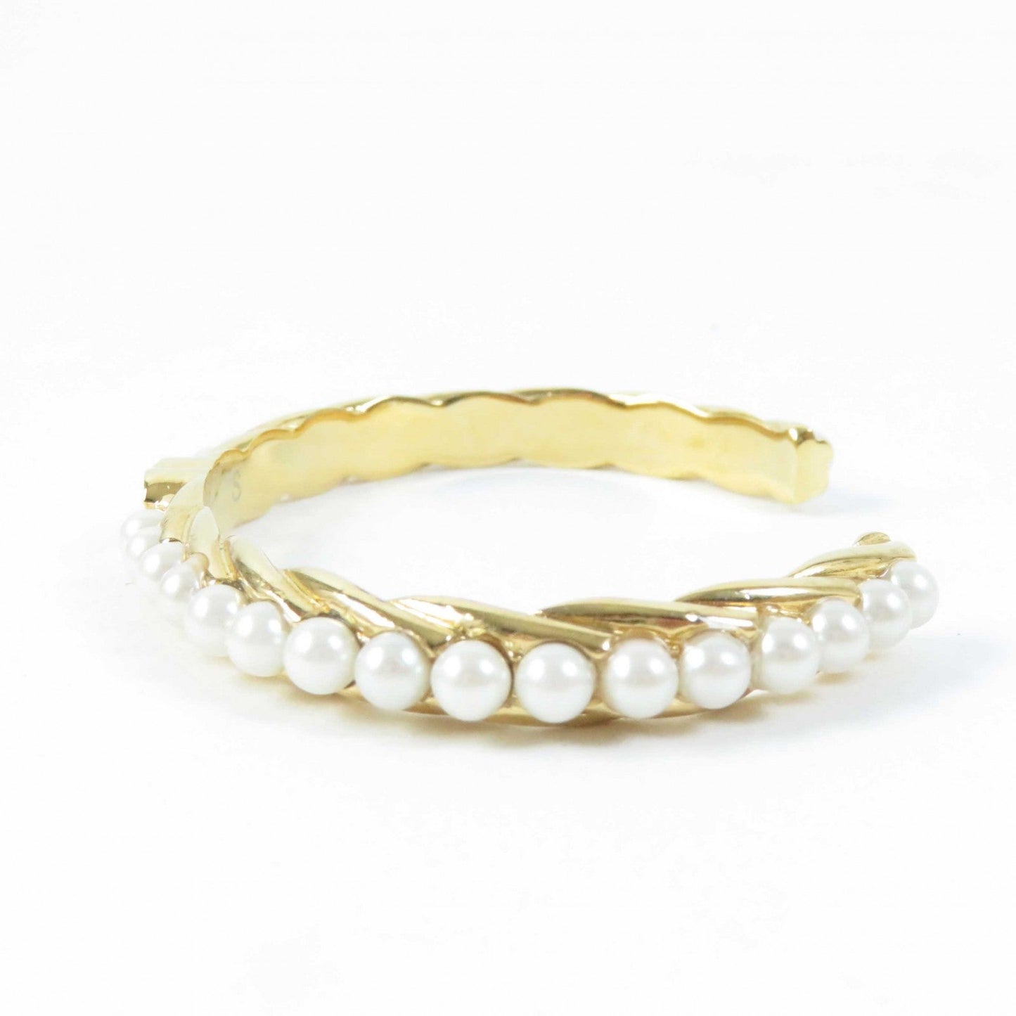 CHANEL Bangle B23 A Gold Plated, Faux Pearl gold Women S