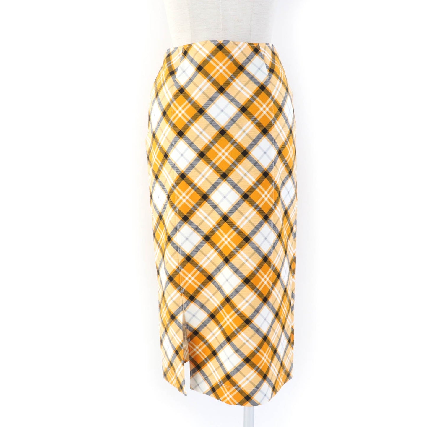 BURBERRY Tight Skirt 8037437 Main: 93% rayon, Main: 7% elastane Orange type Women 36