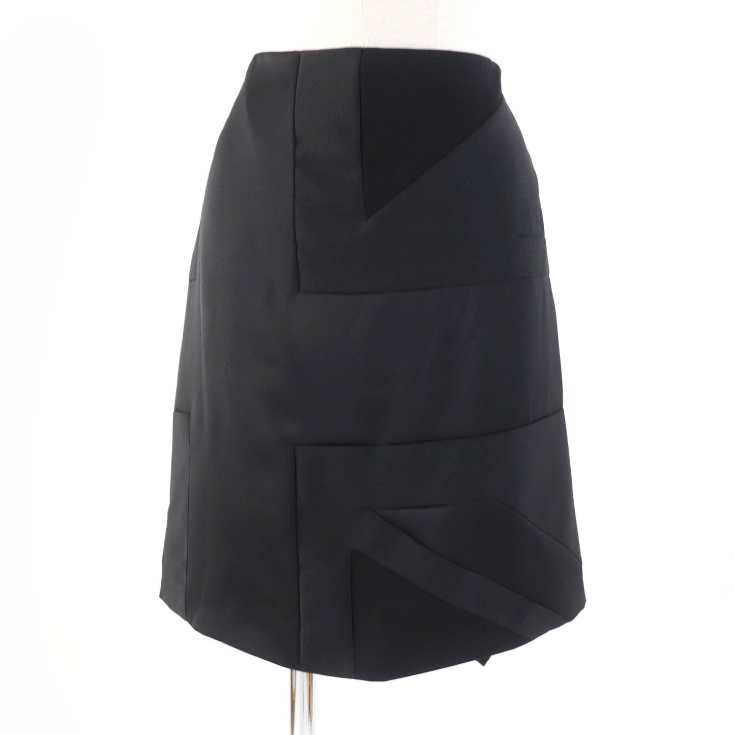 BURBERRY Tight Skirt 8046842 Main: 100% polyester, some parts: 60% mohair, some parts: 40% wool, lining: 100% silk black Women 36