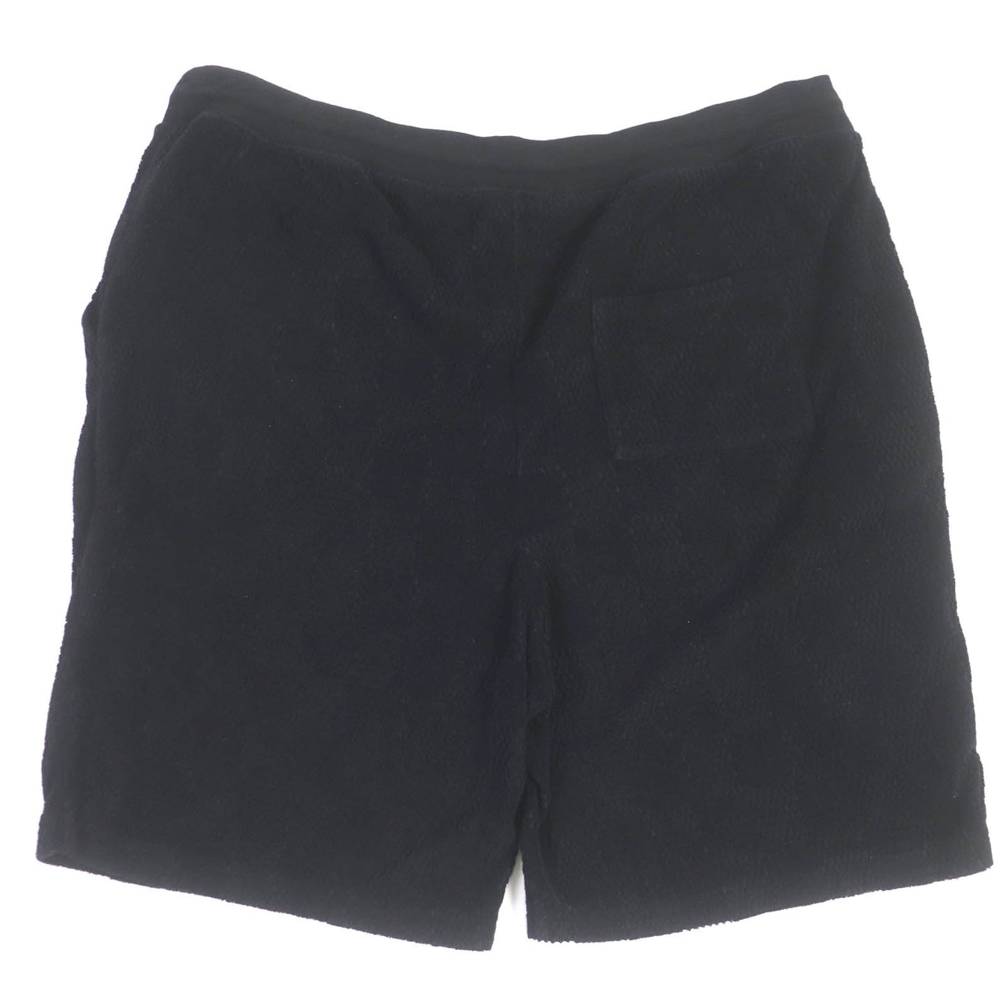 LOUIS VUITTON Shorts 1AFRBR Main: 85% cotton, Main: 15% nylon black Damier French terry cotton shorts mens(Unisex) 5L