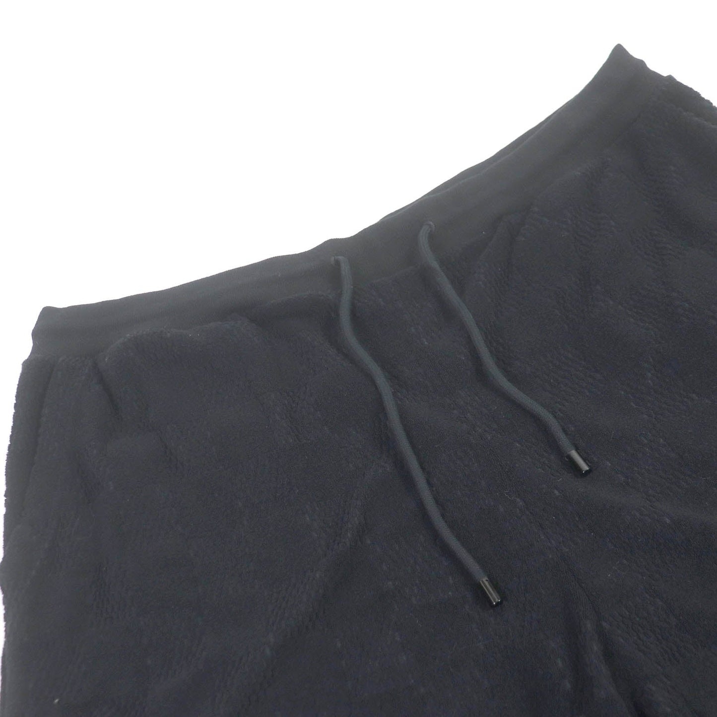 LOUIS VUITTON Shorts 1AFRBR Main: 85% cotton, Main: 15% nylon black Damier French terry cotton shorts mens(Unisex) 5L