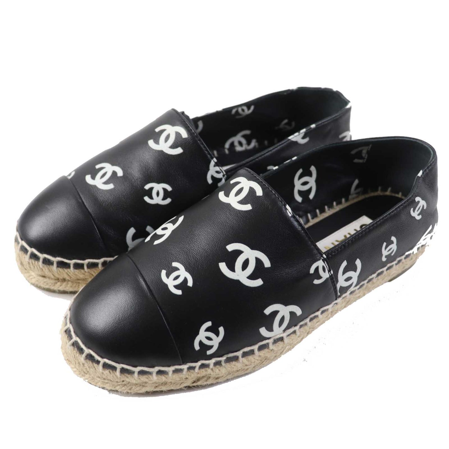 CHANEL Leather shoes 22S G38628 Main: Leather Black White Women 35