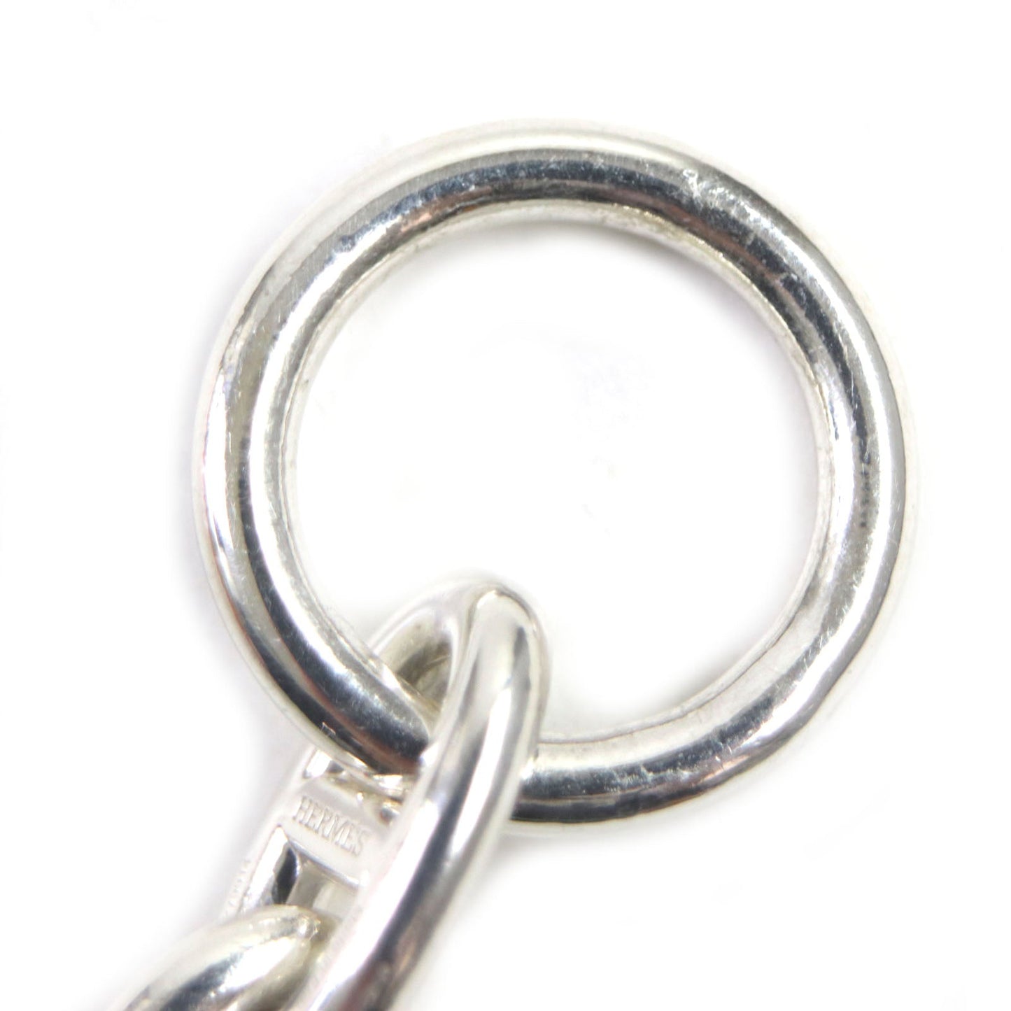 HERMES bracelet Main�FSV925 Silver Chene Dunkle MM mens