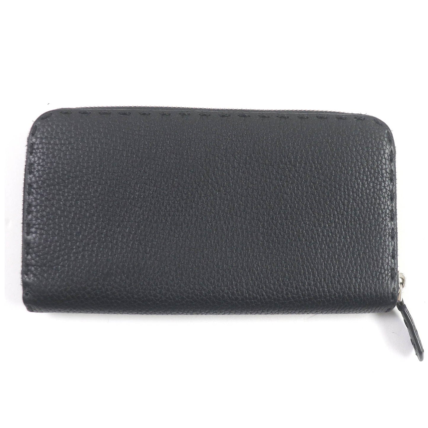 FENDI Long Wallet Purse 7M0210 Main: Leather black Celeria mens