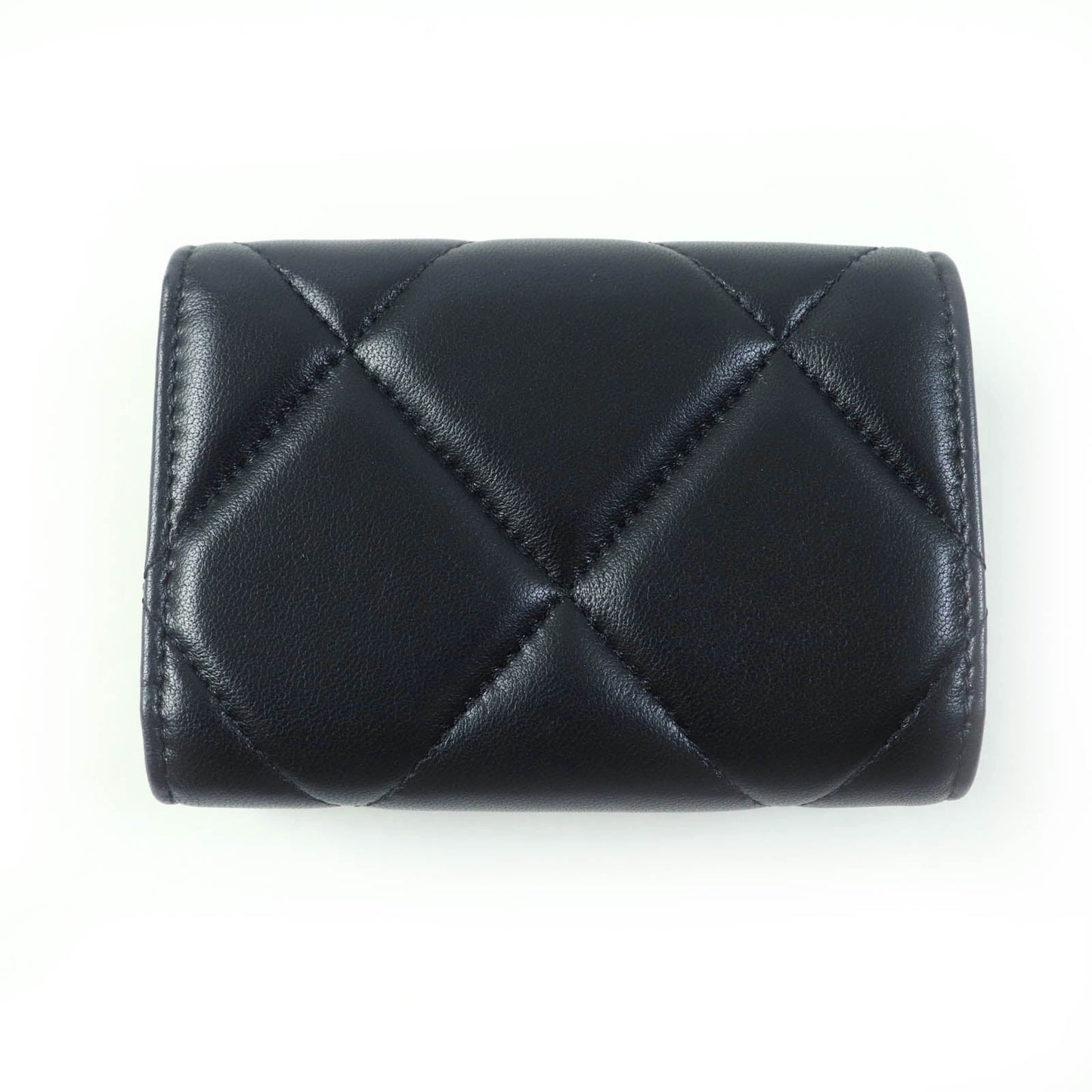 CHANEL Tri-fold wallet AP1789 Main: Lambskin black 19 Small flap wallet Women