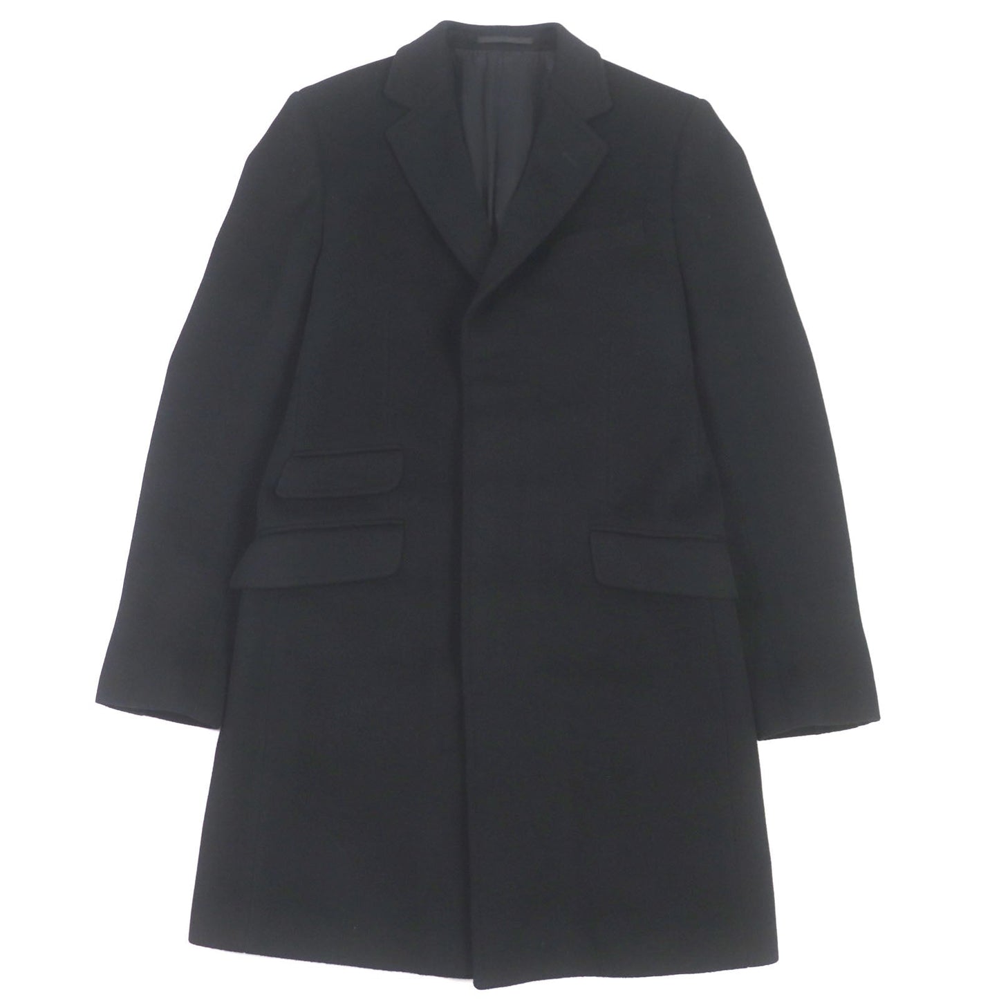 GUCCI Chester coat 439365 Outer: 100% wool, Lining: 100% rayon black mens 44